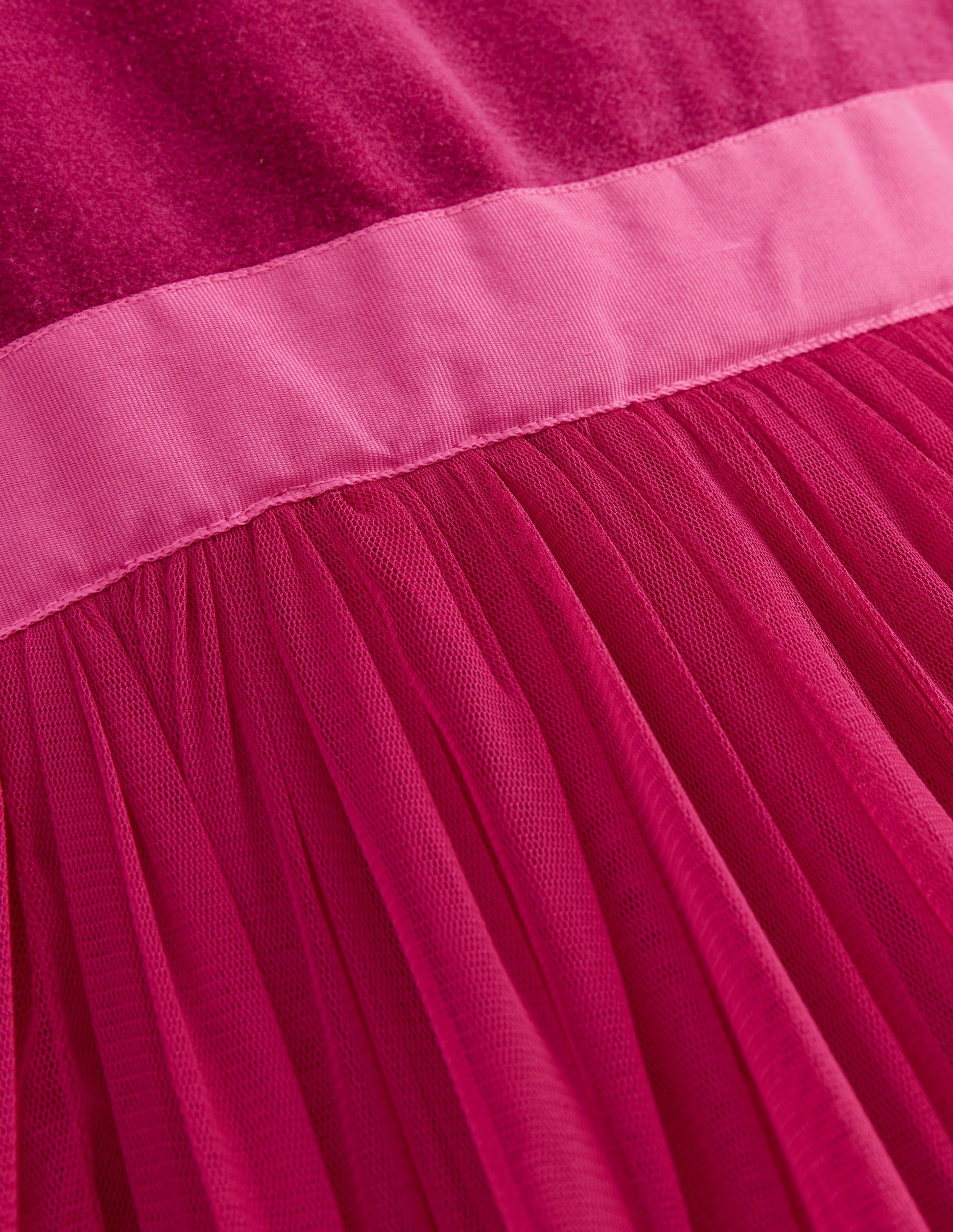 Full Skirt Occasion Dress-Cherry Jam-3