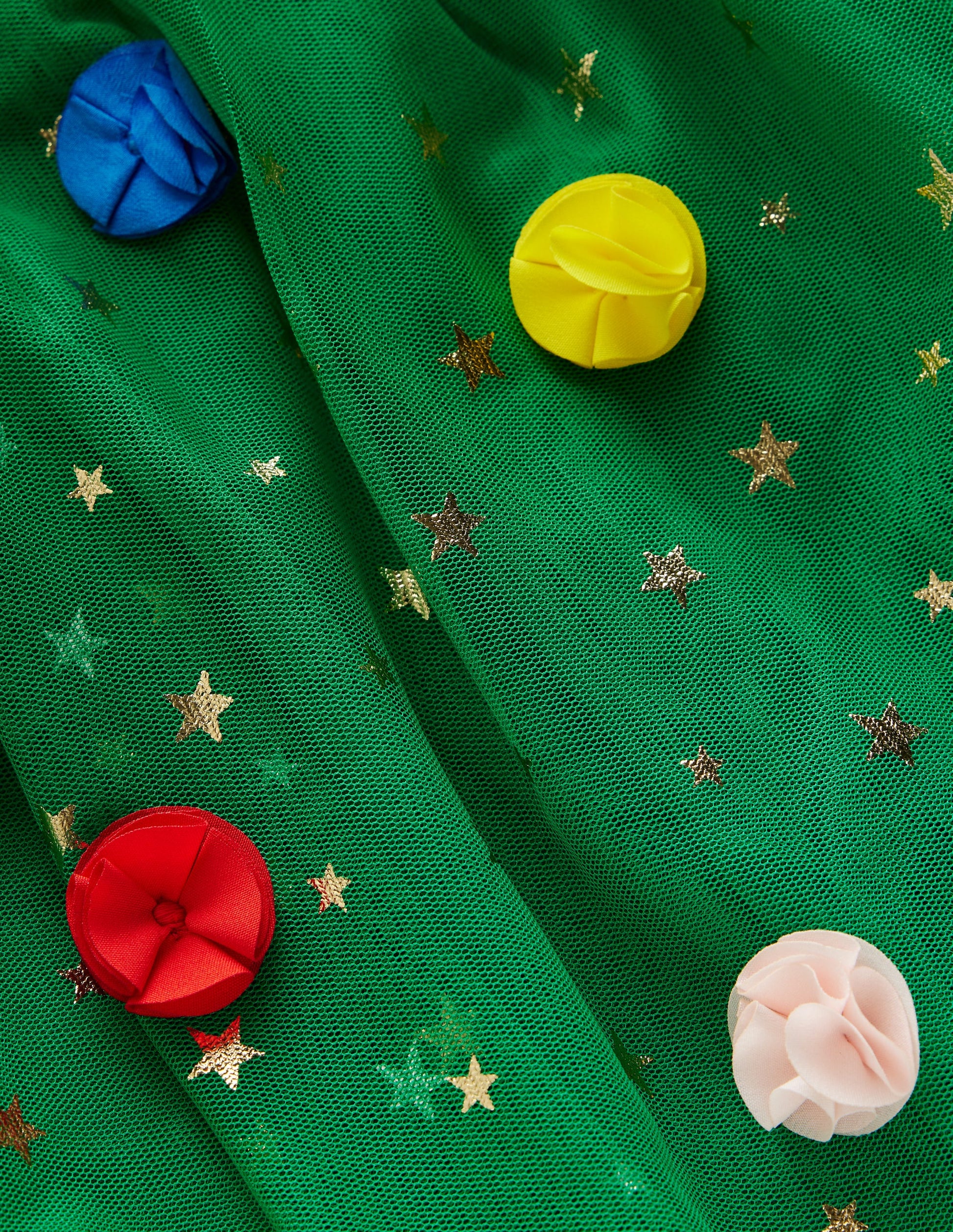 Layered Tulle Dress-Green Christmas Tree | Boden Global Layered Tulle Dress-Green Christmas Tree | Boden Global