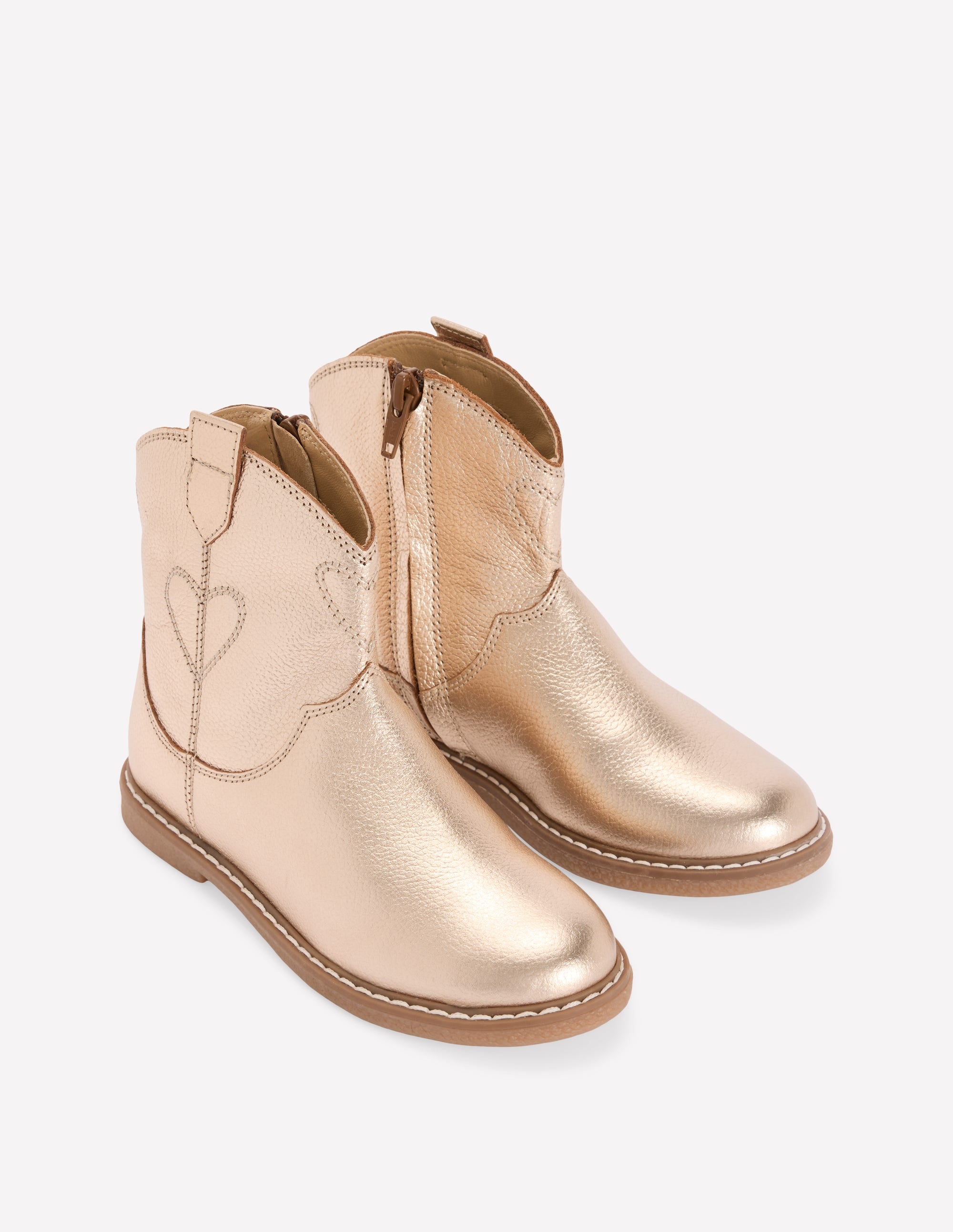 Western Boots-Gold - Image 2