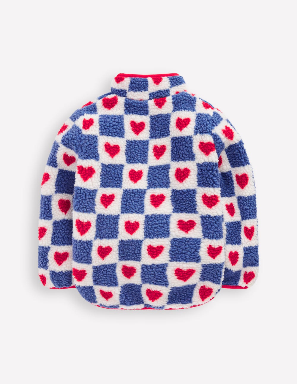 Eden Borg Zip-Through Jacket-Blue Heart Stamp - Image 6