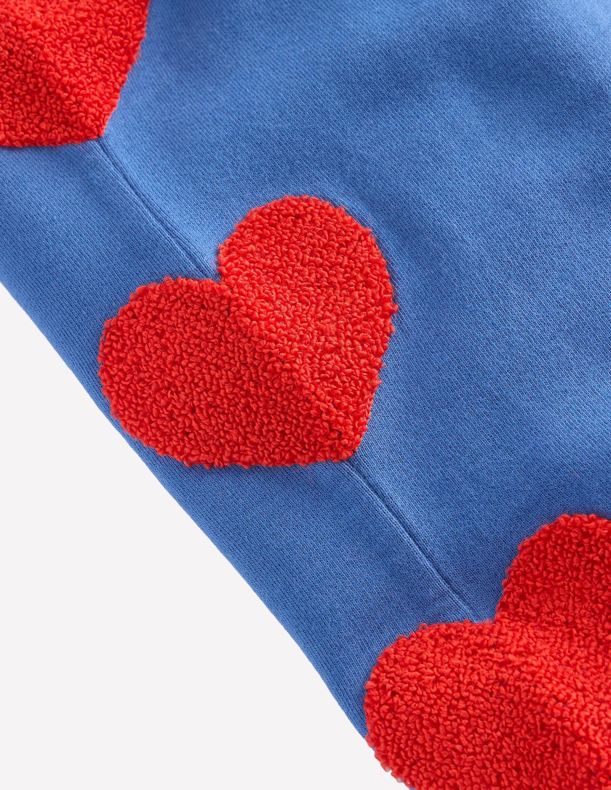 Bobbie Appliqué Joggers-Bluejay Hearts-5
