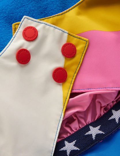 All-weather Waterproof Coat-Multi Rainbow Stripe-5