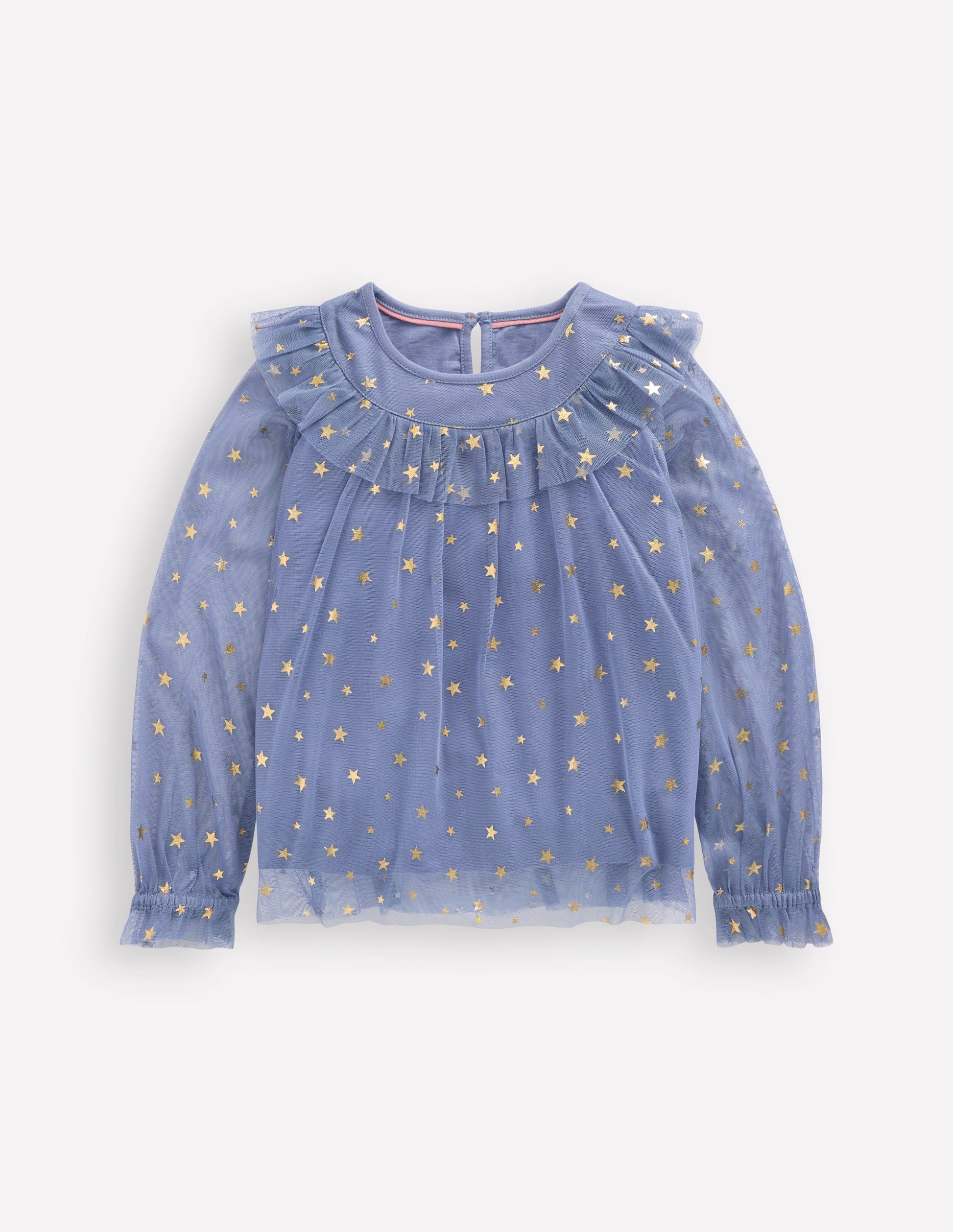 Tulle Party Top-Stormbolt Blue Stars-1