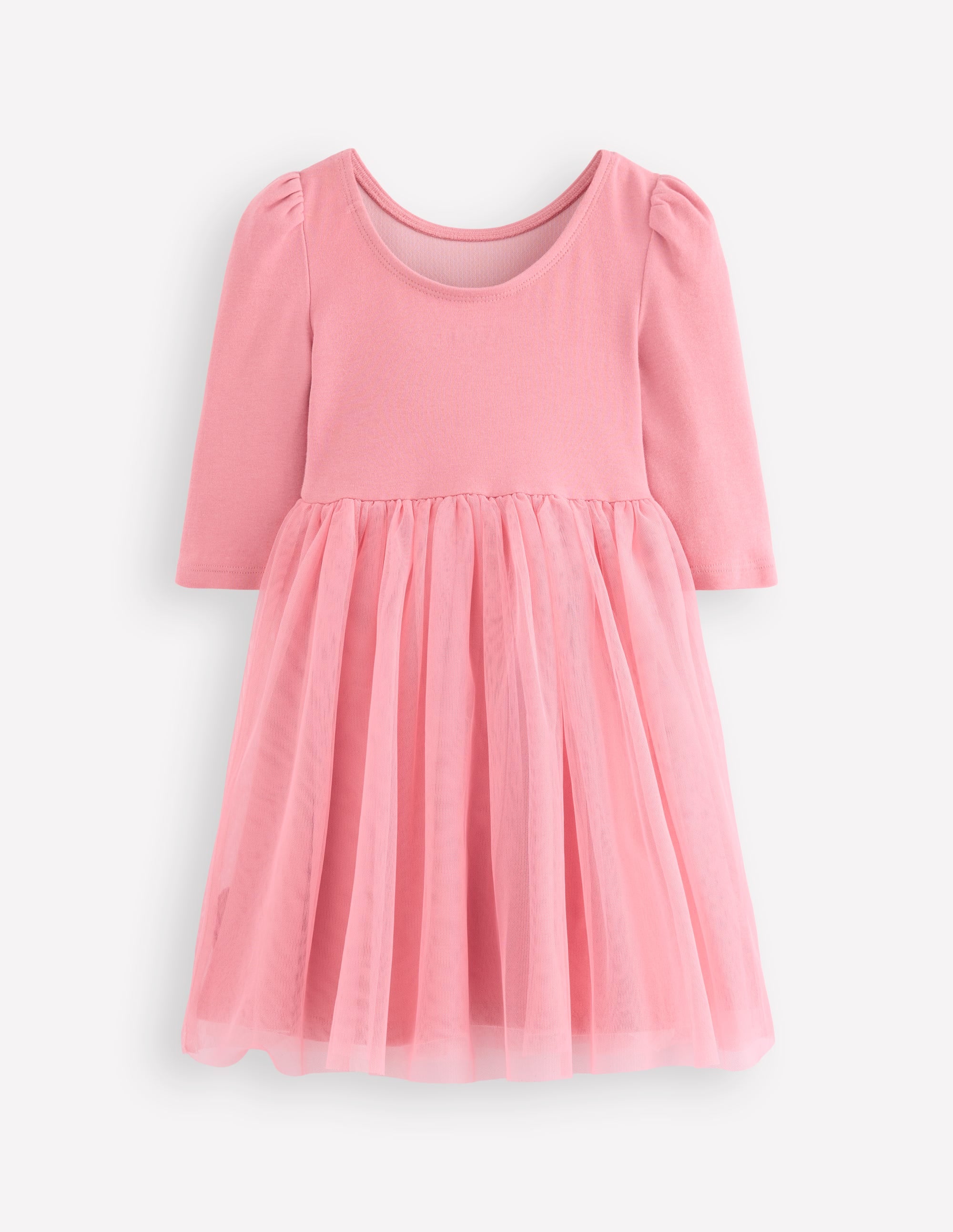 Appliqué Tulle Dress-Bubblegum Pink Bunnies - Image 4
