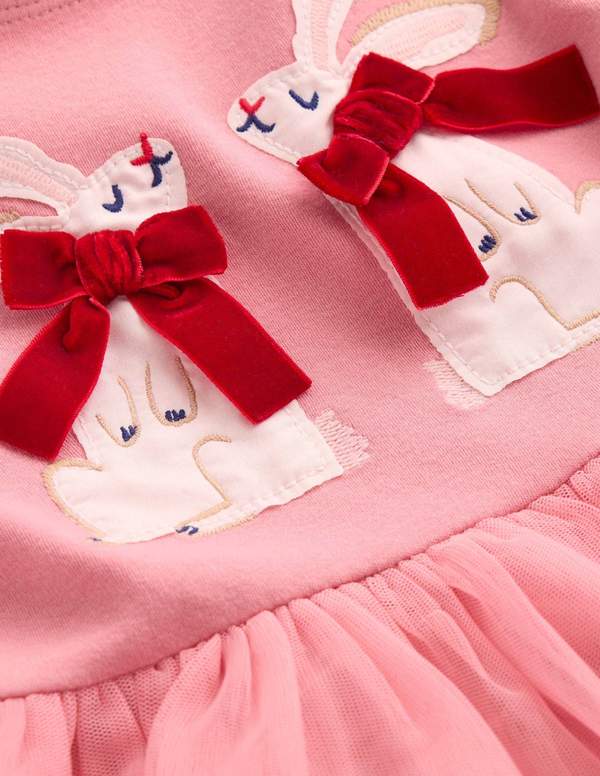 mini boden bunny dress Girl's Mini Boden Dancing Rabbits Appliqu Dress, Size 6-7Y