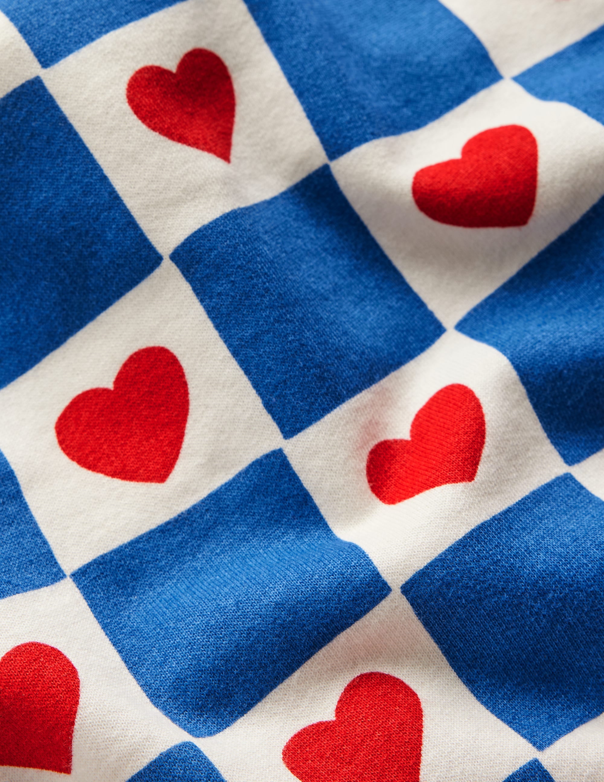 Ami Relaxed Sweatshirt Dress-Blue Heart Stamp - Image 5