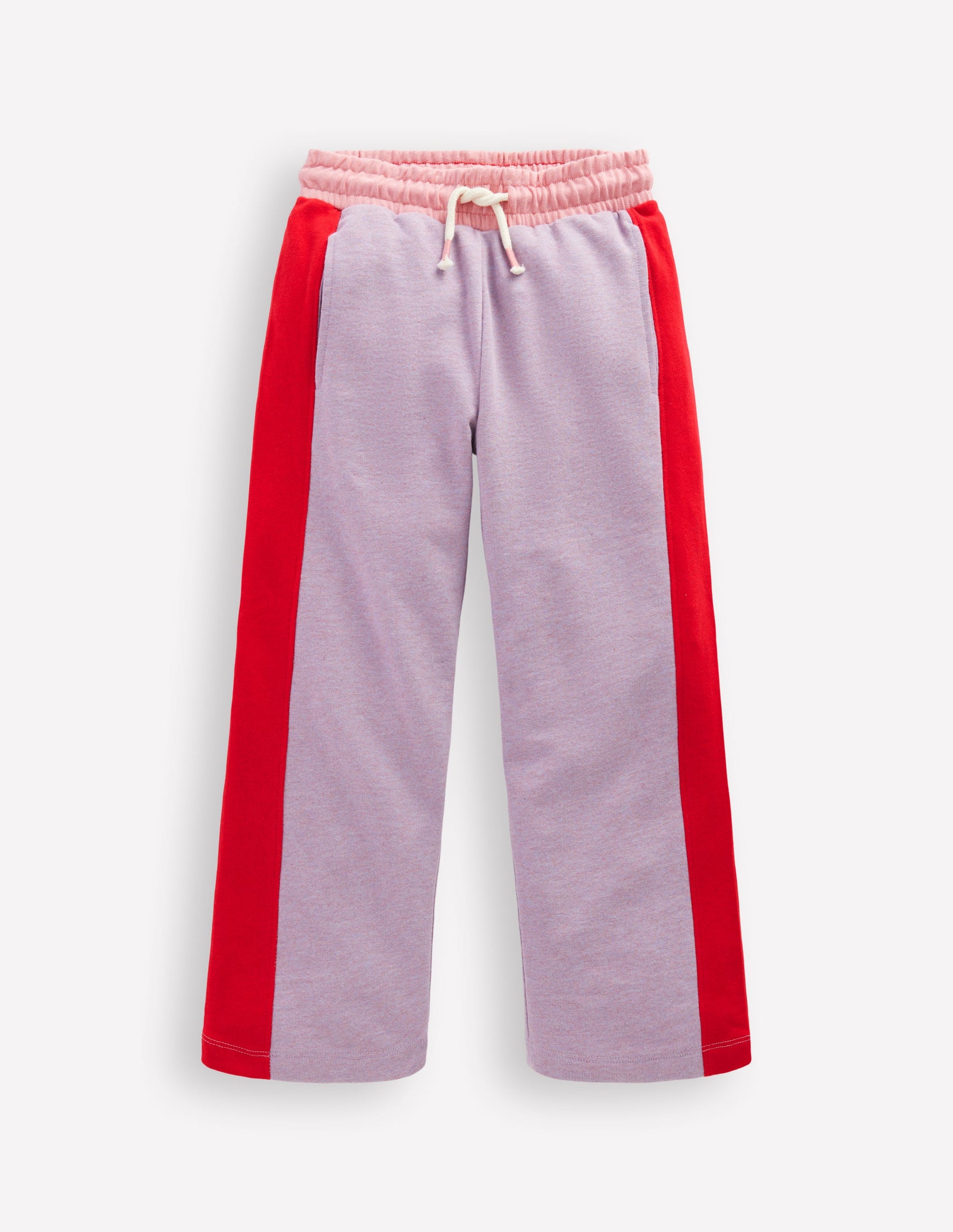 Wide Leg Colourblock Joggers-Colourblock-1