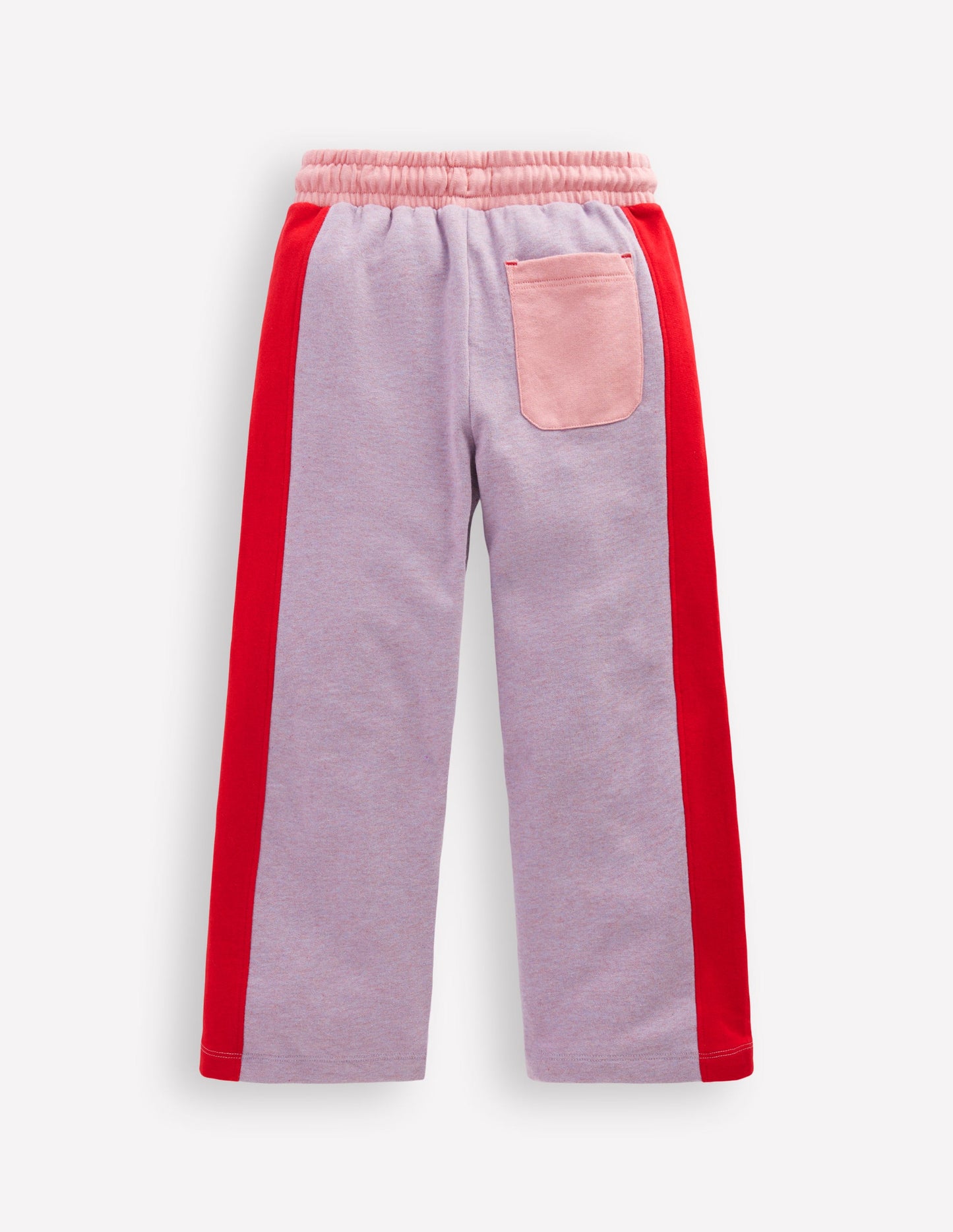 Wide Leg Colourblock Joggers-Colourblock