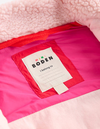 2-in-1 Borg Mix Jacket-Pink Borg Colourblock-5