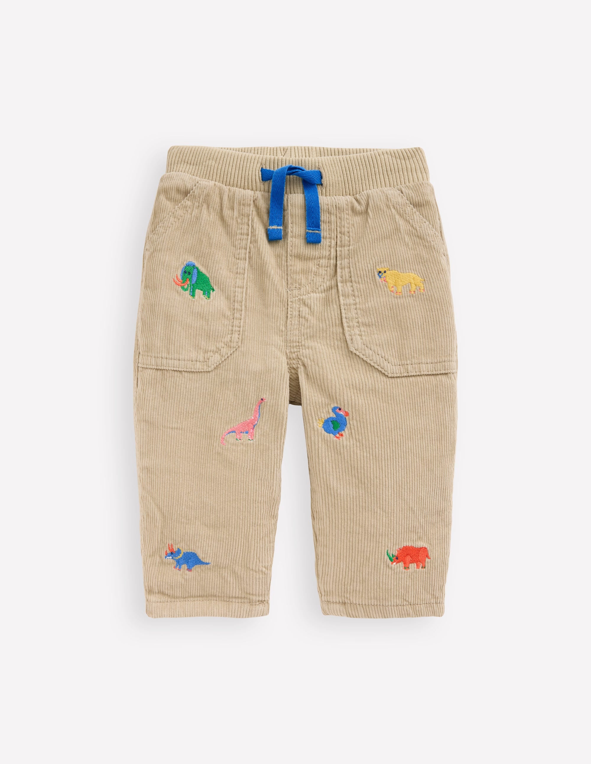 Cosy Lined Trousers-Prehistoric Embroidery - Image 1