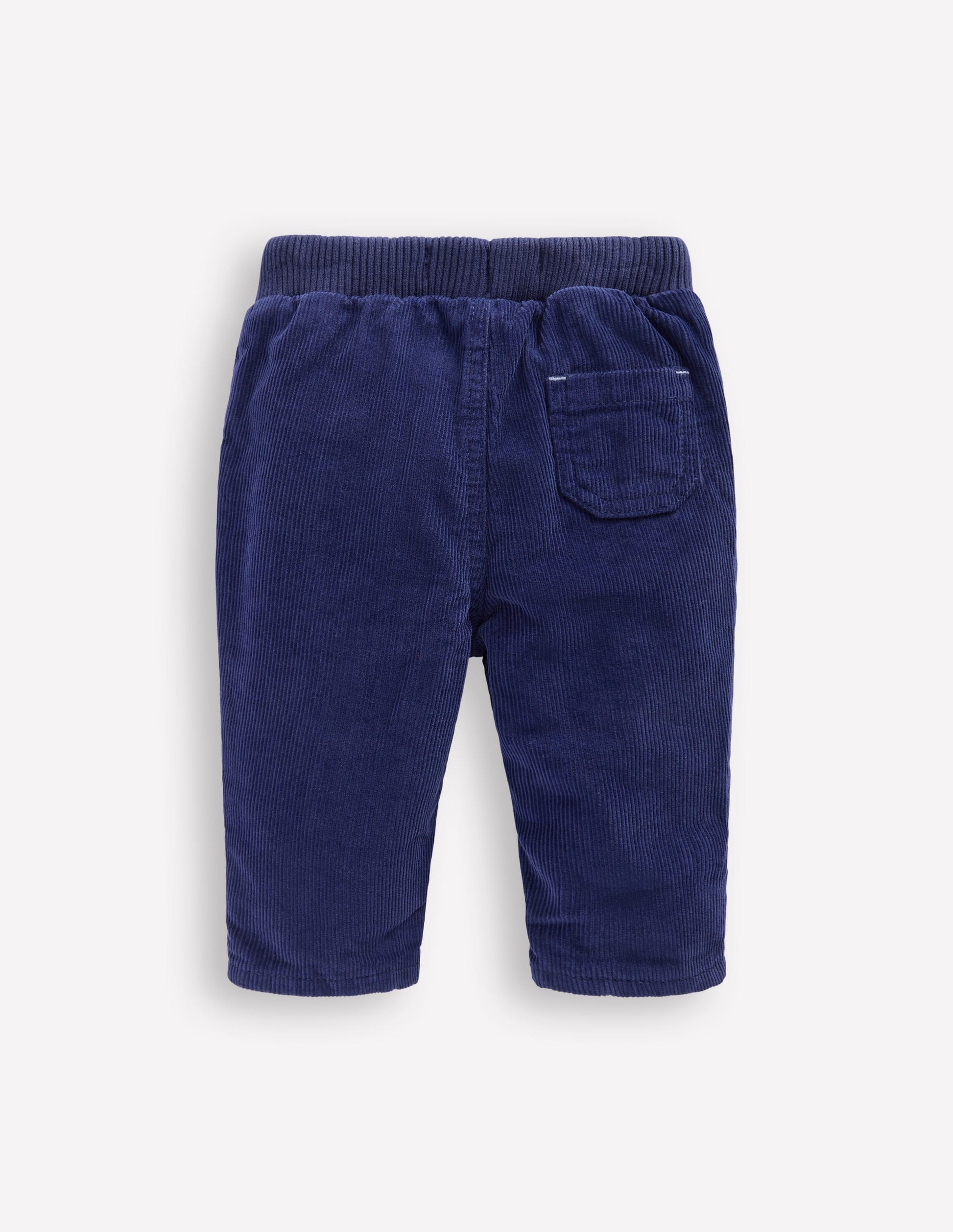 Cosy Lined Trousers-Navy-2