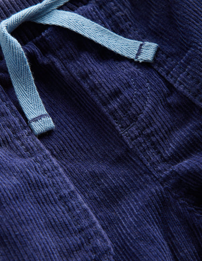 Cosy Lined Trousers-Navy-3