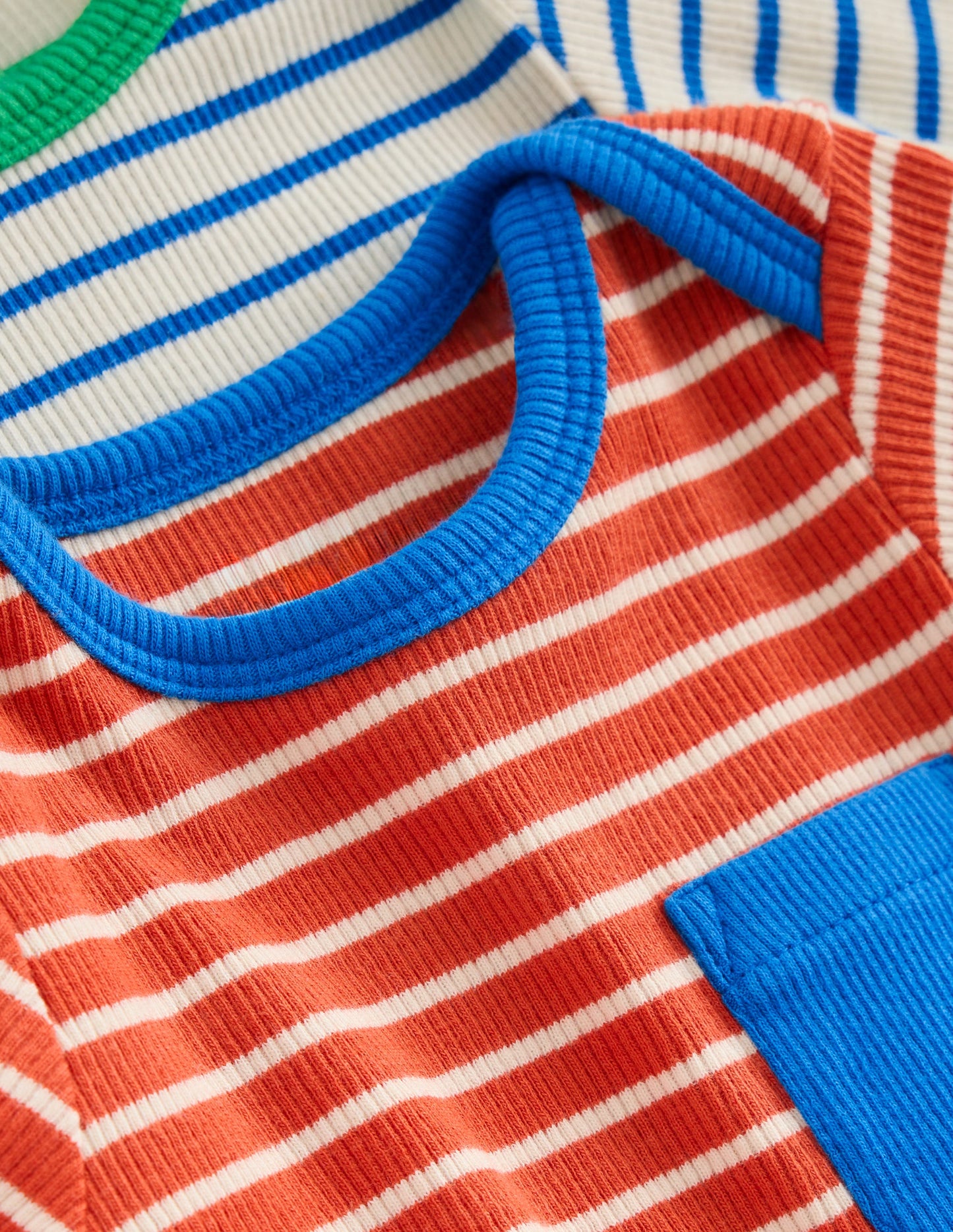 2-pack Ribbed Bodies-Multi Stripe
