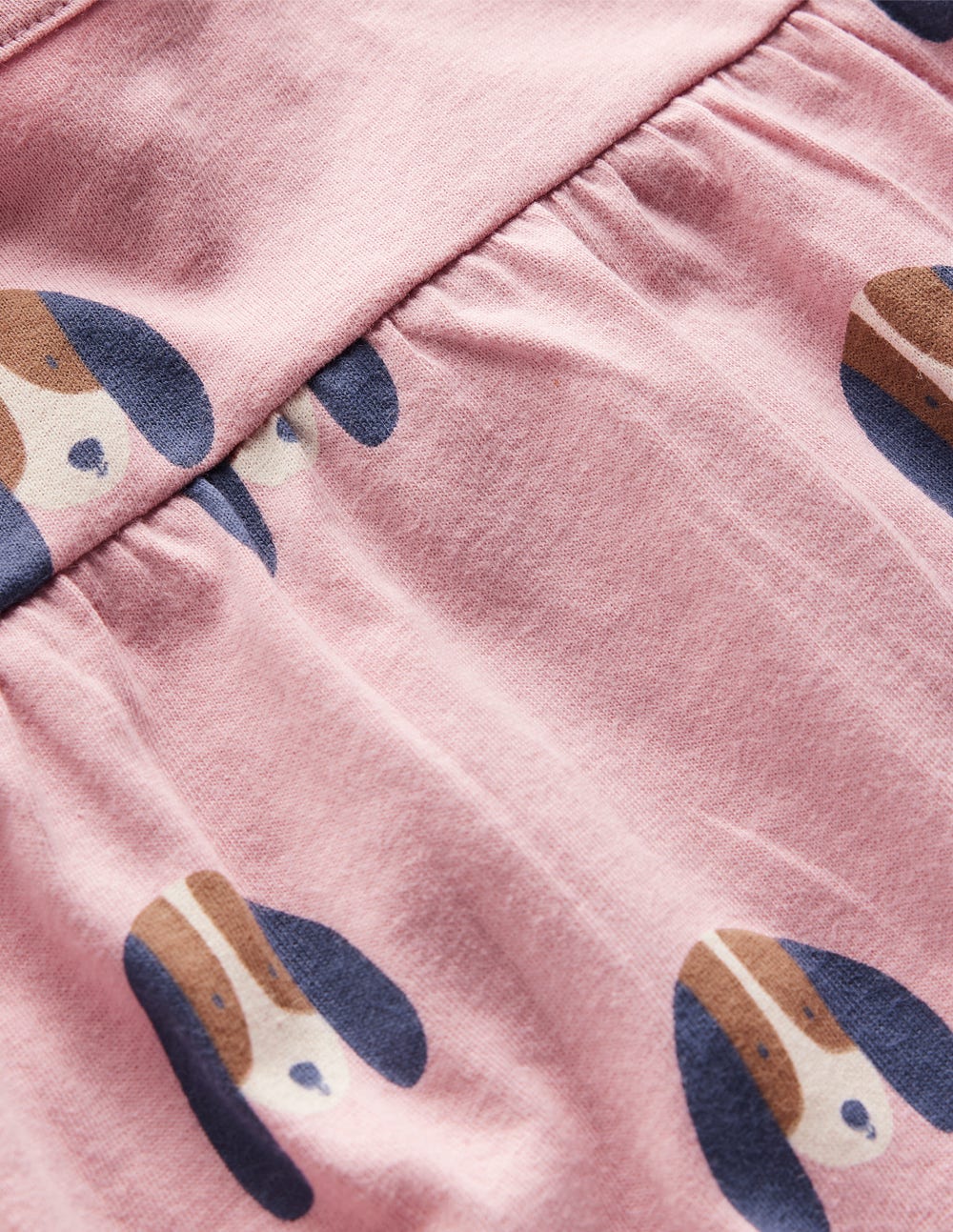 Printed Jersey Dress-Rose Pink Dogs - Image 3