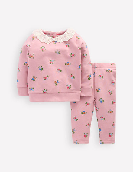Sweatshirt Play Set-PInk Floral