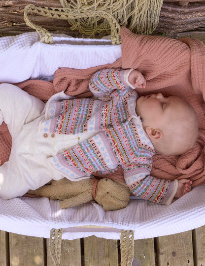 Fair Isle Cardigan-Soft Multi-1
