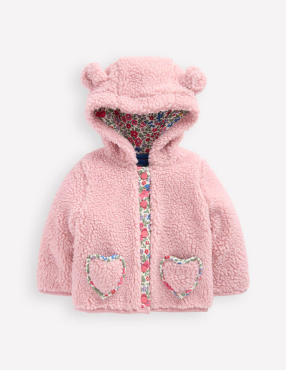 Girls Borg Fleece-Pink-1
