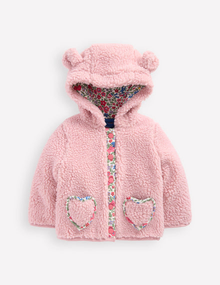 Girls Borg Fleece-Pink
