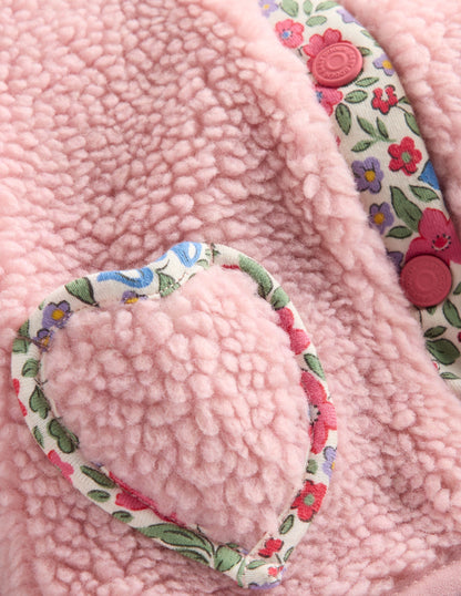 Girls Borg Fleece-Pink-3