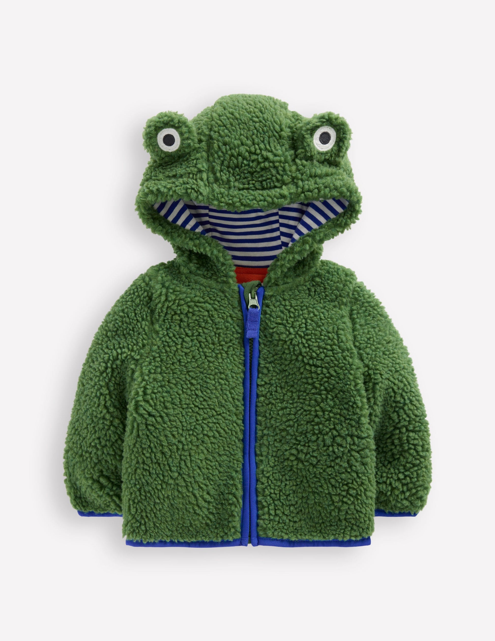 Boys Borg Fleece-Broccoli Green Frog-1