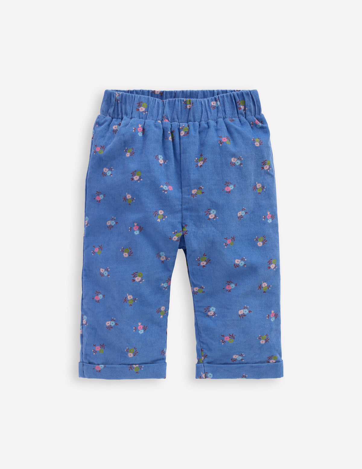 Cosy Lined Trousers-Bluejay Blue Spaced Ditsy - Image 1