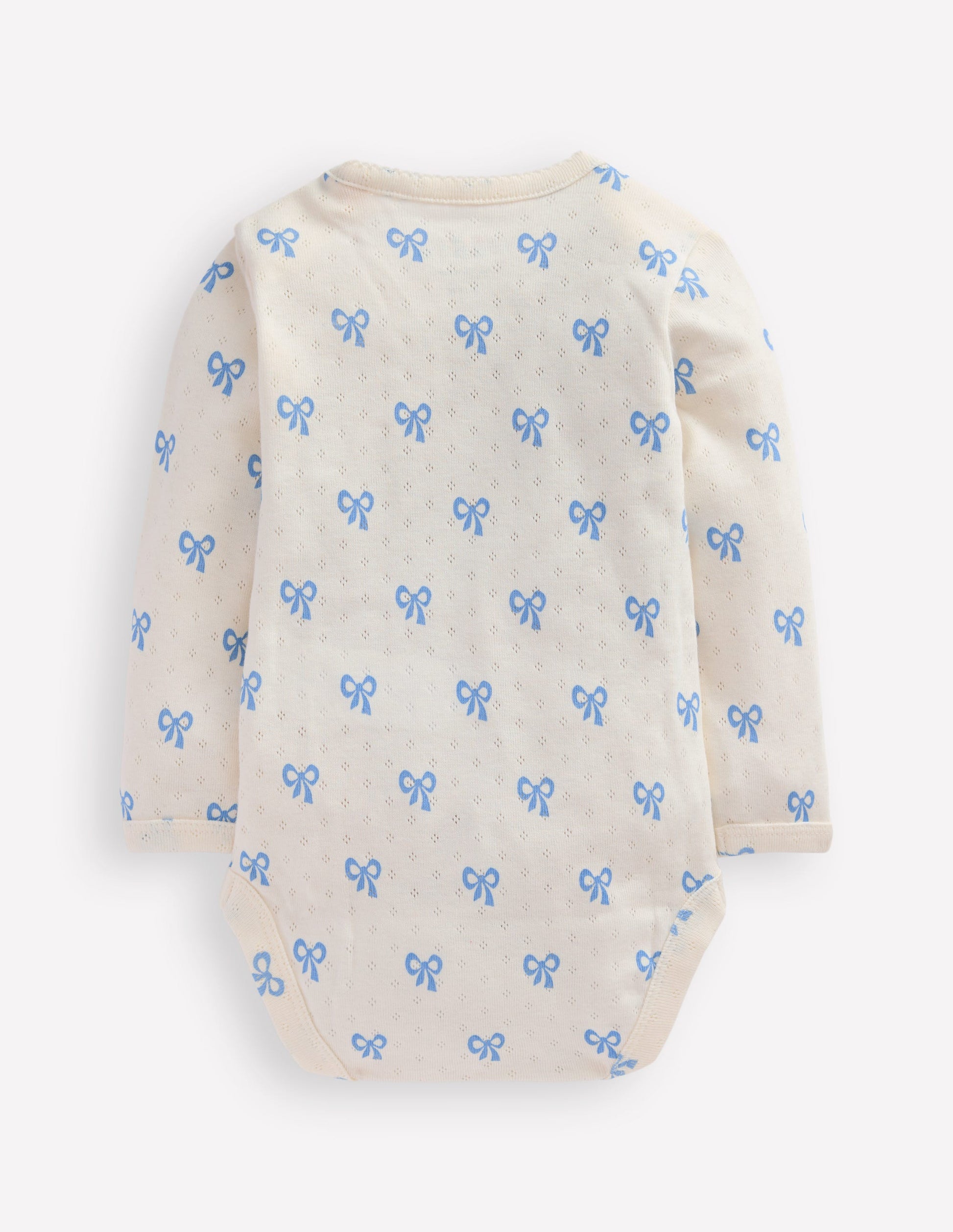 3 Pack Pointelle Bodies-Soft Ivory Tiny Bows-2