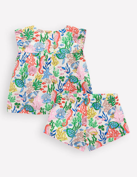 Woven Play Set-Multi Coral Cove