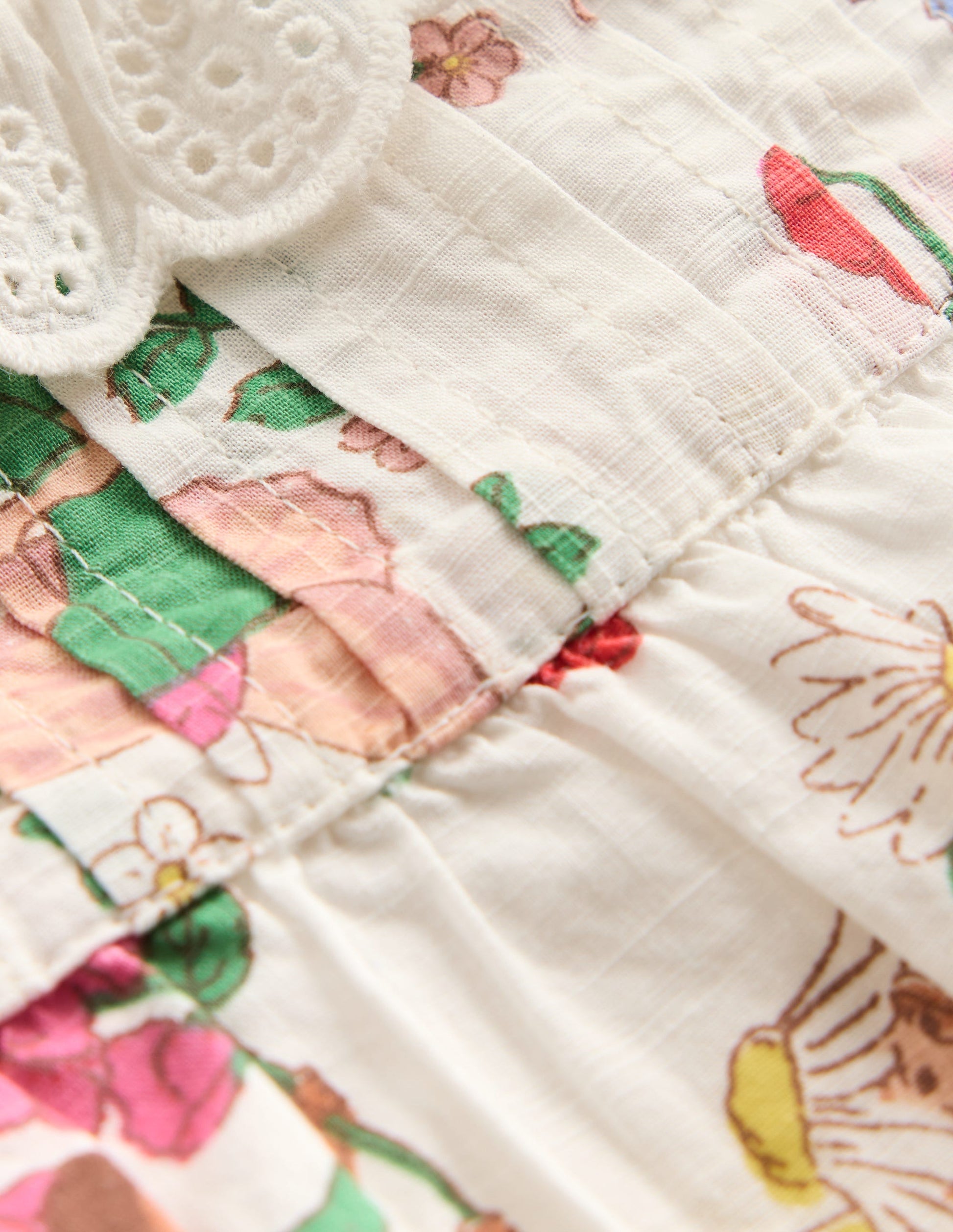 Broderie Ruffle Dress-Coconut Milk Fairies-9