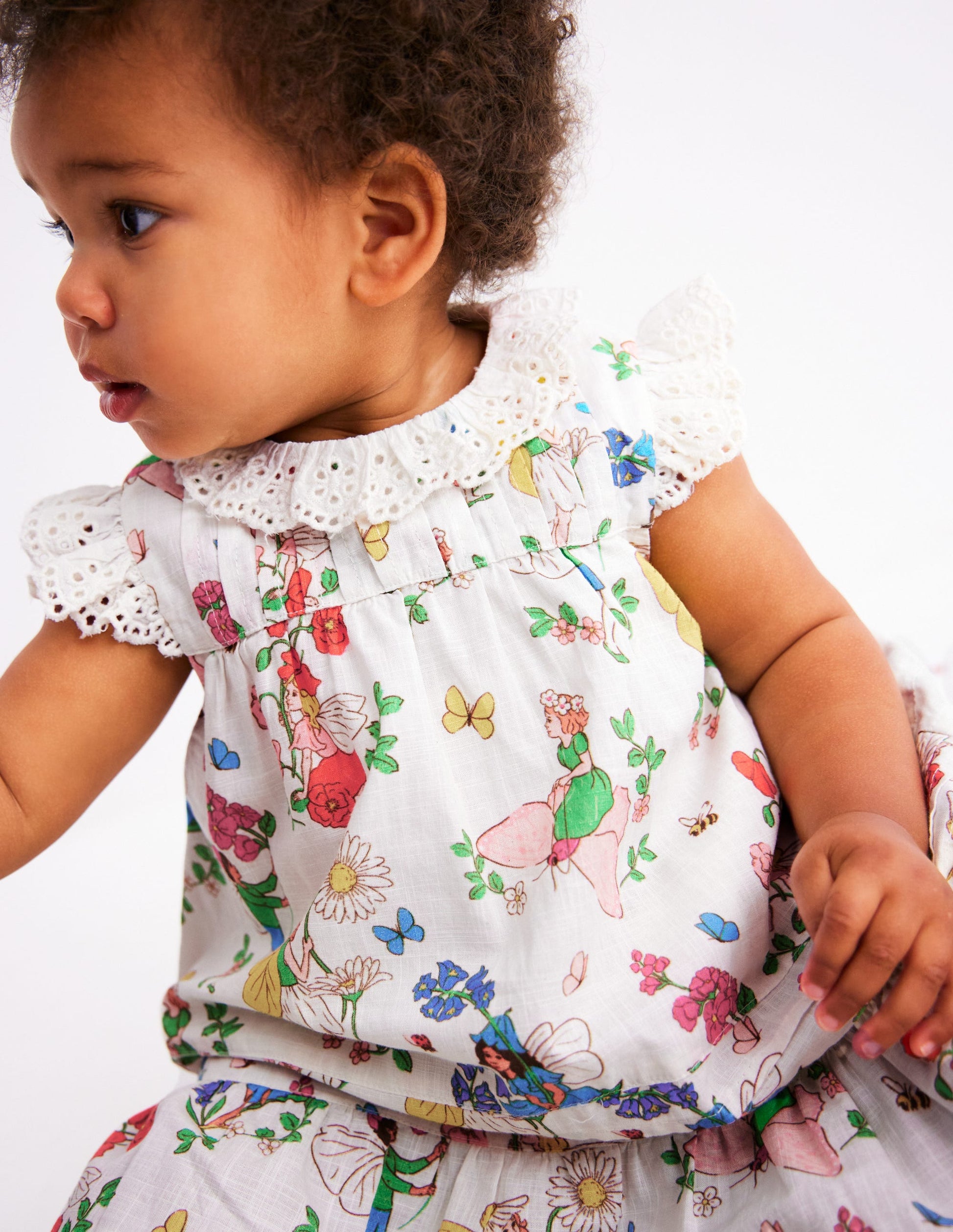 Broderie Ruffle Dress-Coconut Milk Fairies-3