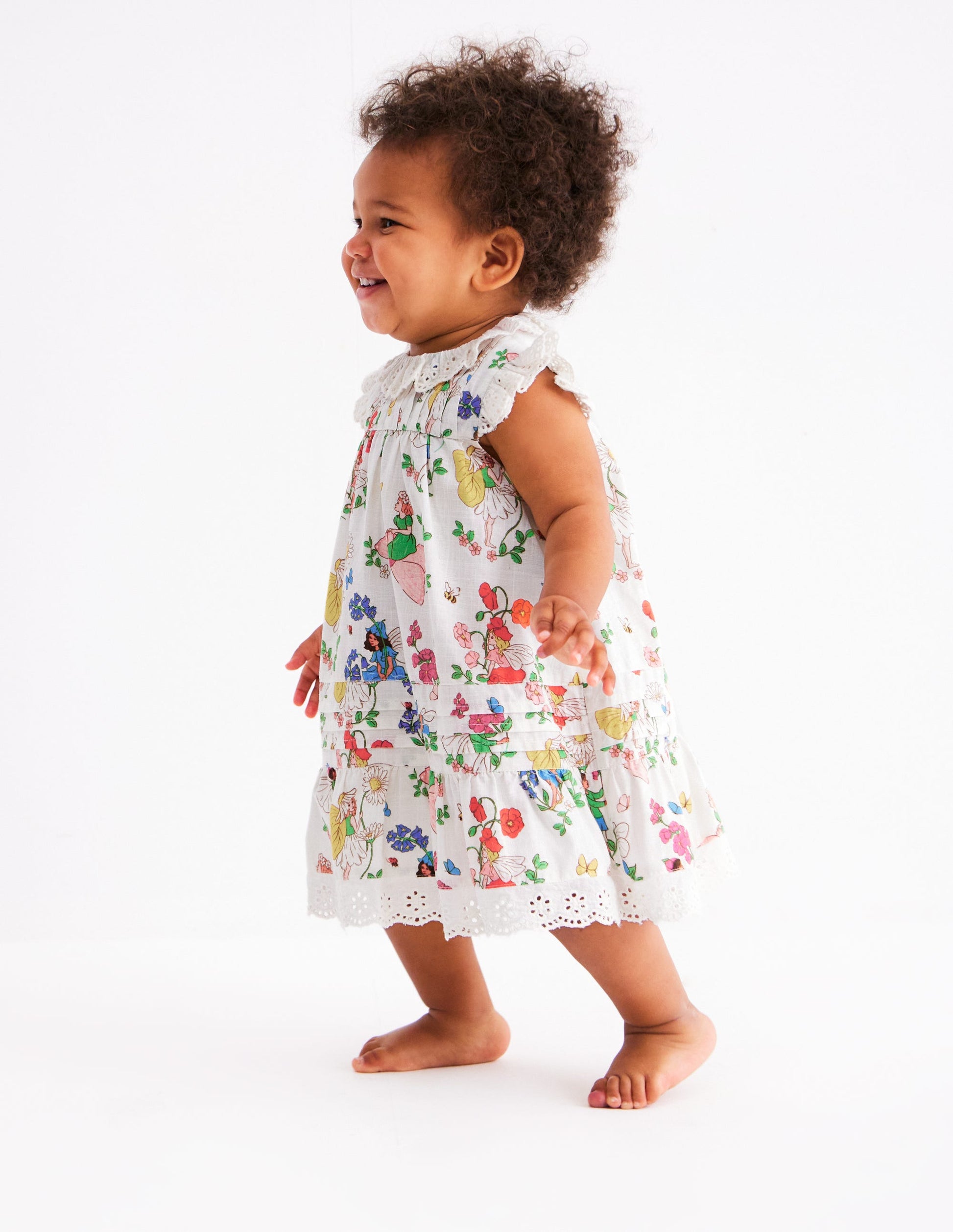 Broderie Ruffle Dress-Coconut Milk Fairies-4