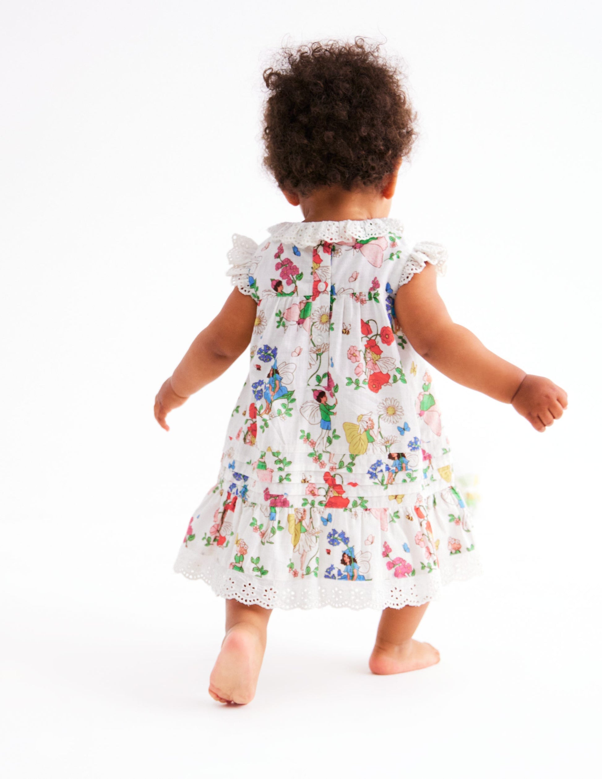 Broderie Ruffle Dress-Coconut Milk Fairies-5