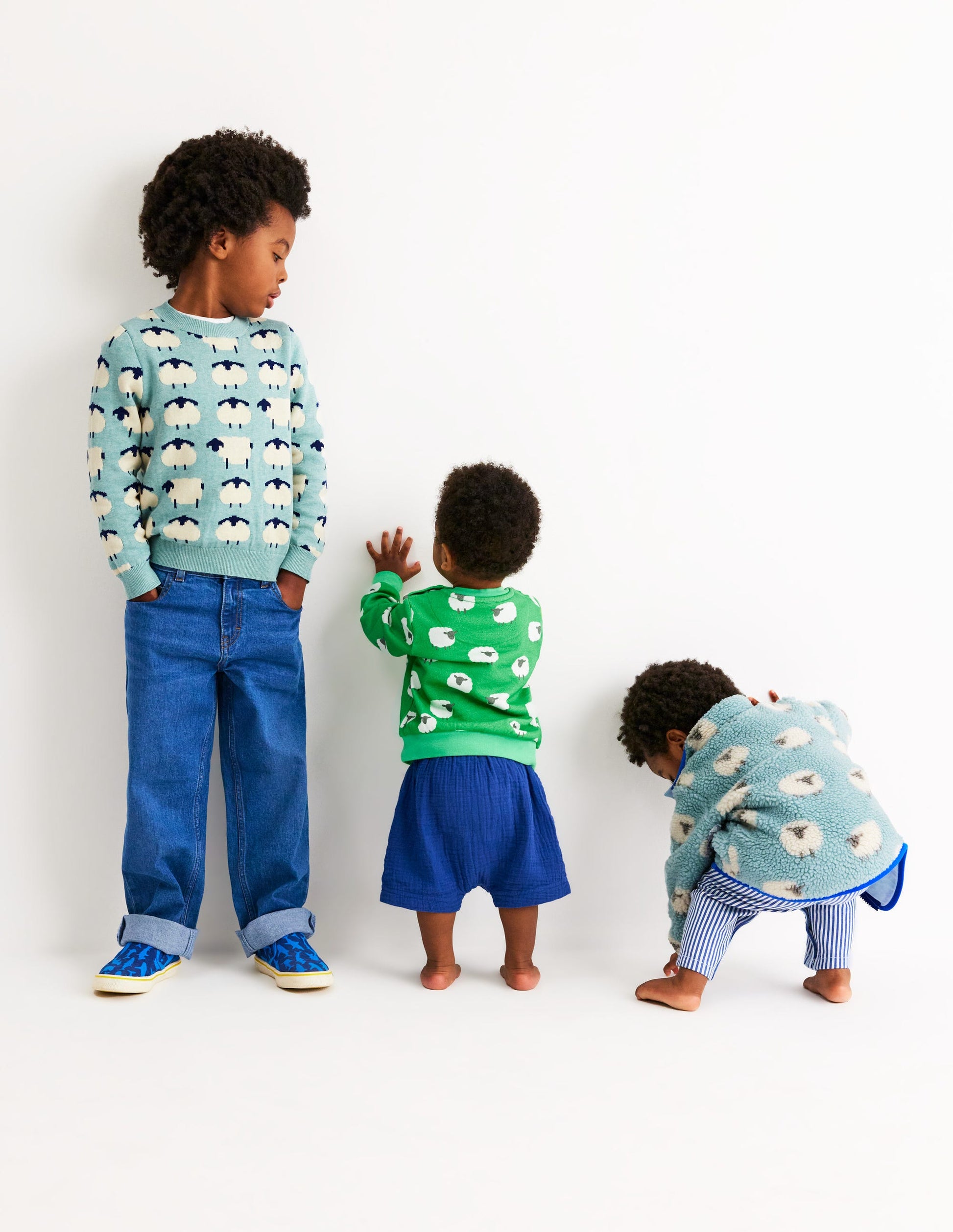 Cosy Borg Jacket-Vintage Blue Sheep-6