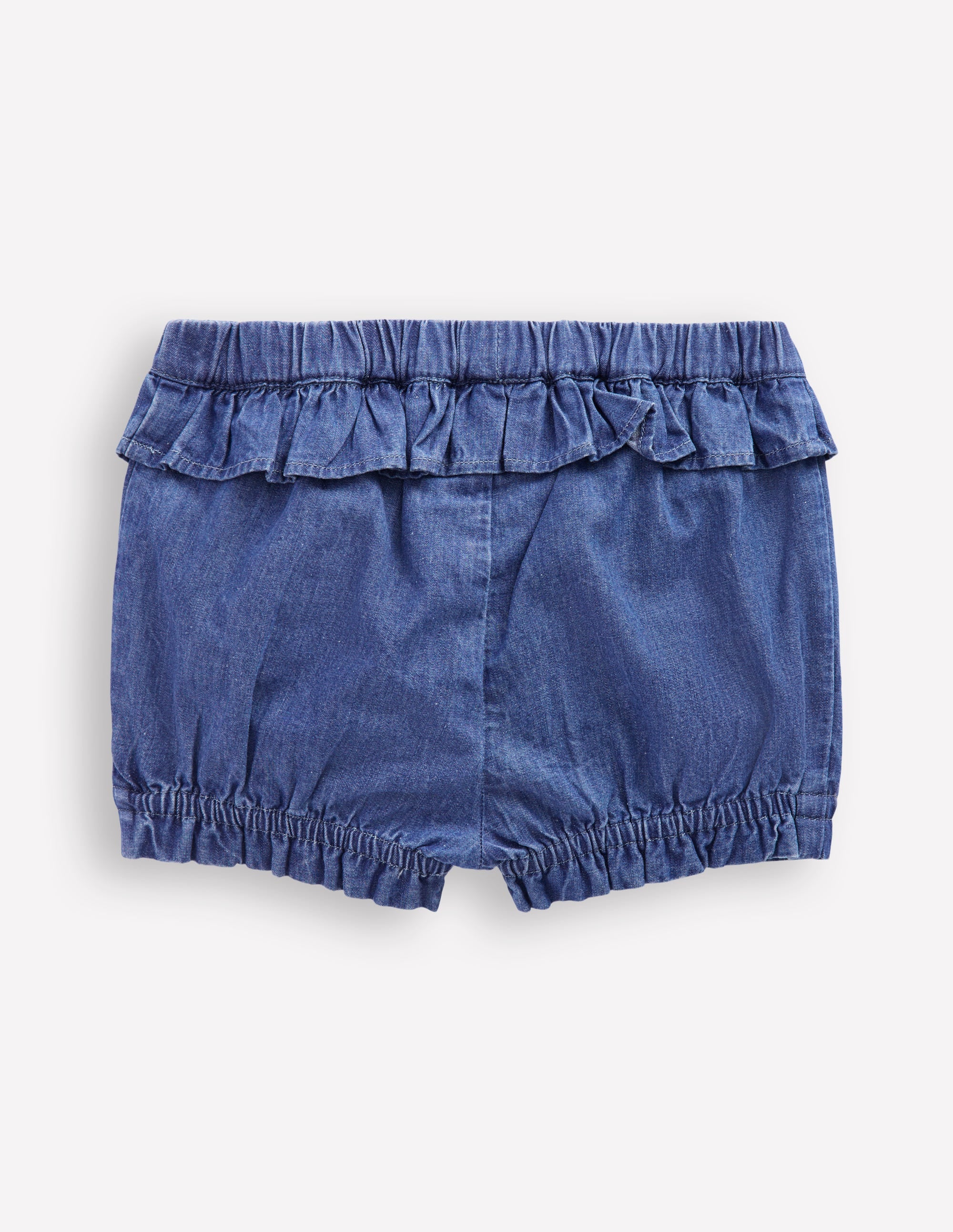 Girls Chambray Bloomer-Light Vintage Denim - Image 2