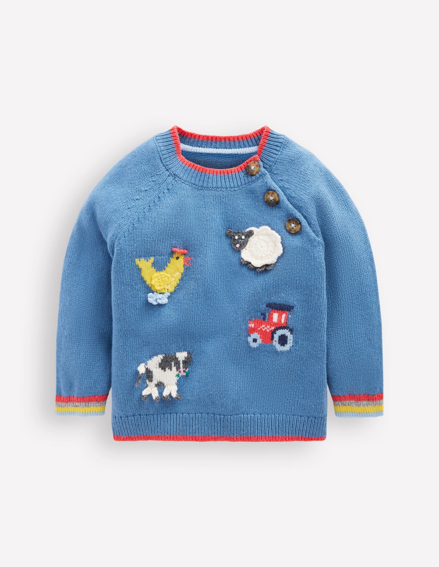 Fun Logo Jumper-Bluejay Farm