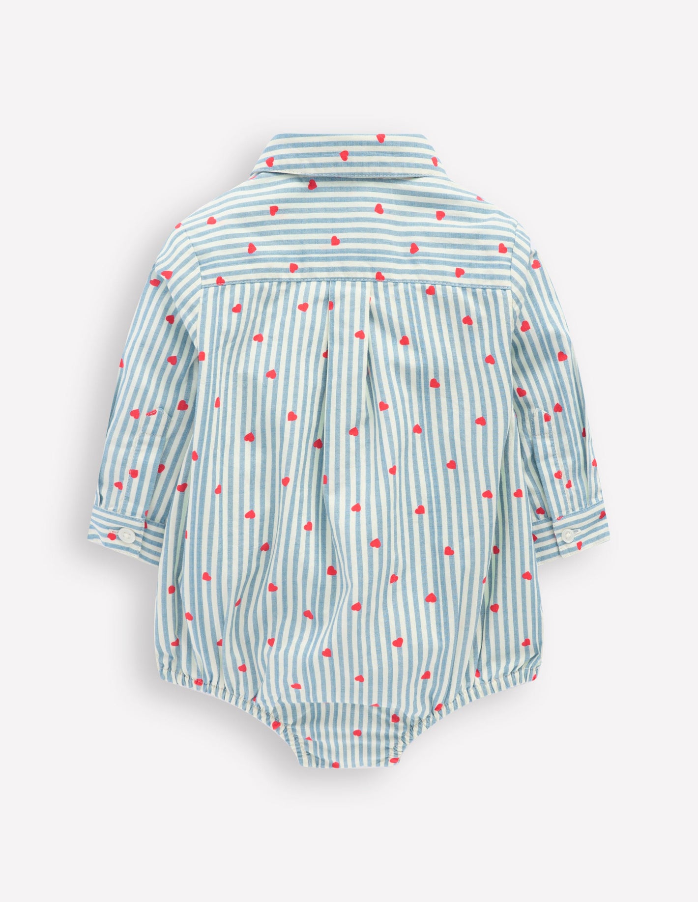 Boys Woven Shirt Body-Ticking Confetti Heart