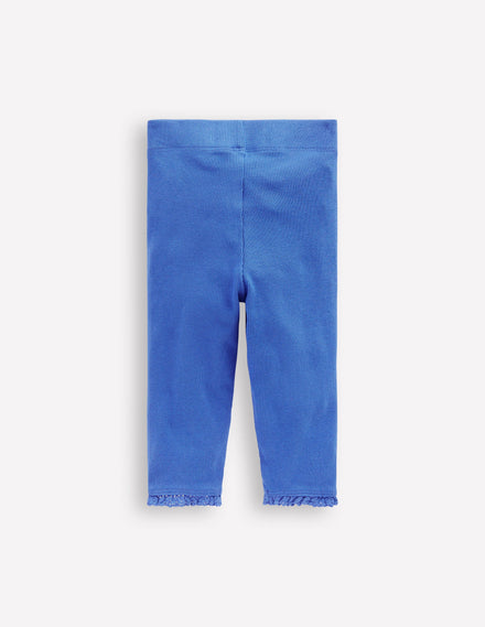 Ribbed Leggings-Bluejay