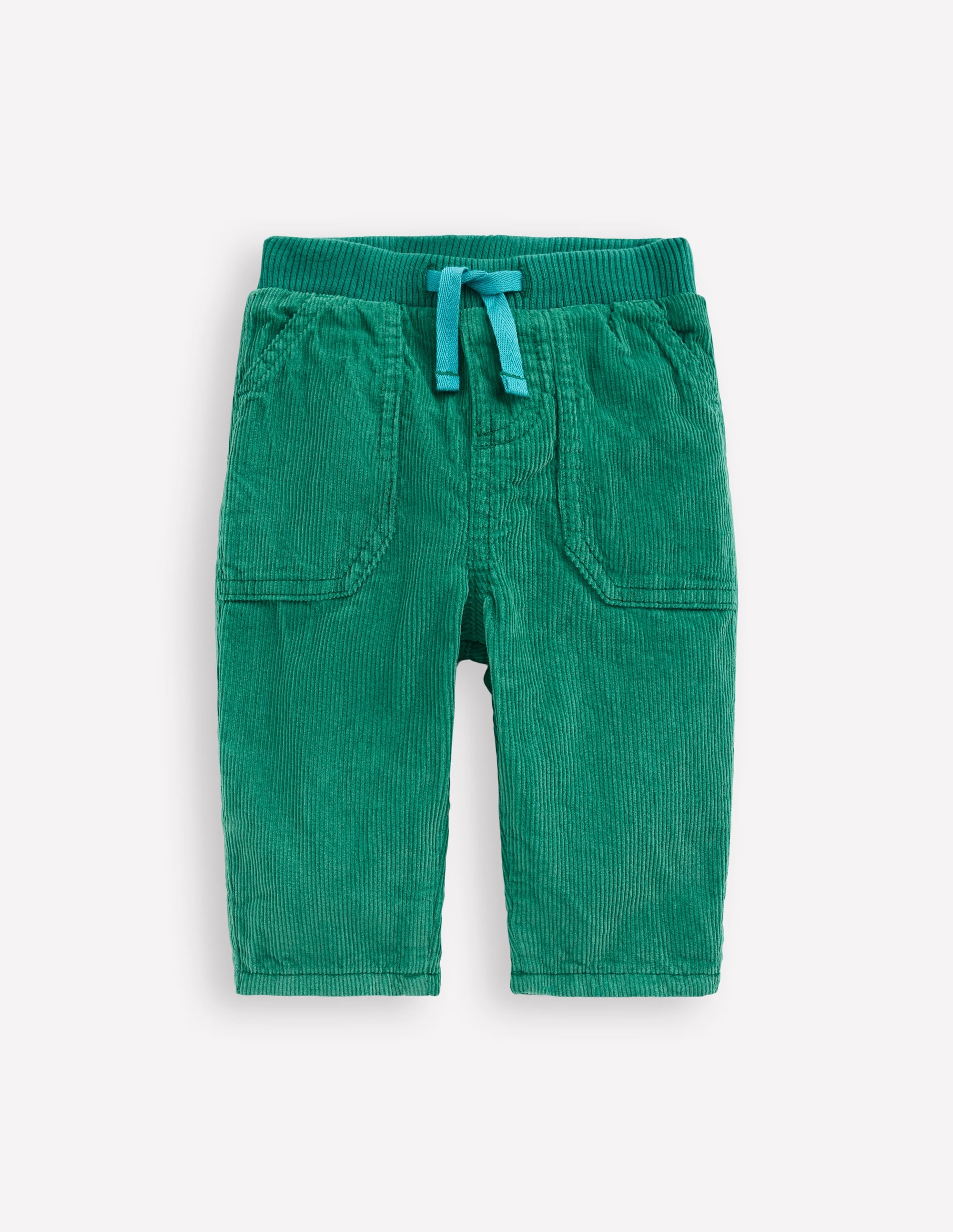 Cosy Lined Trousers-Jewel Green - Image 1