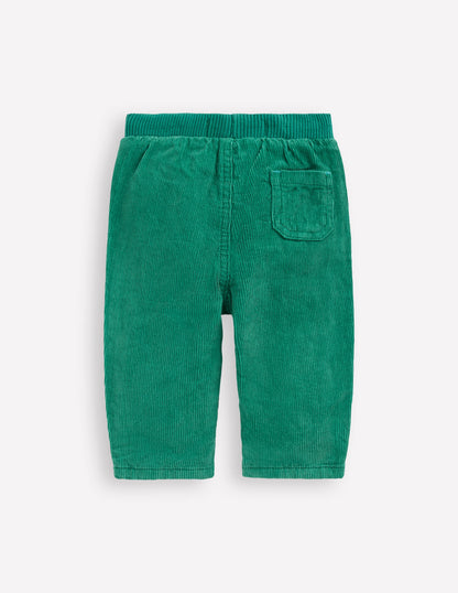 Cosy Lined Trousers-Jewel Green-2
