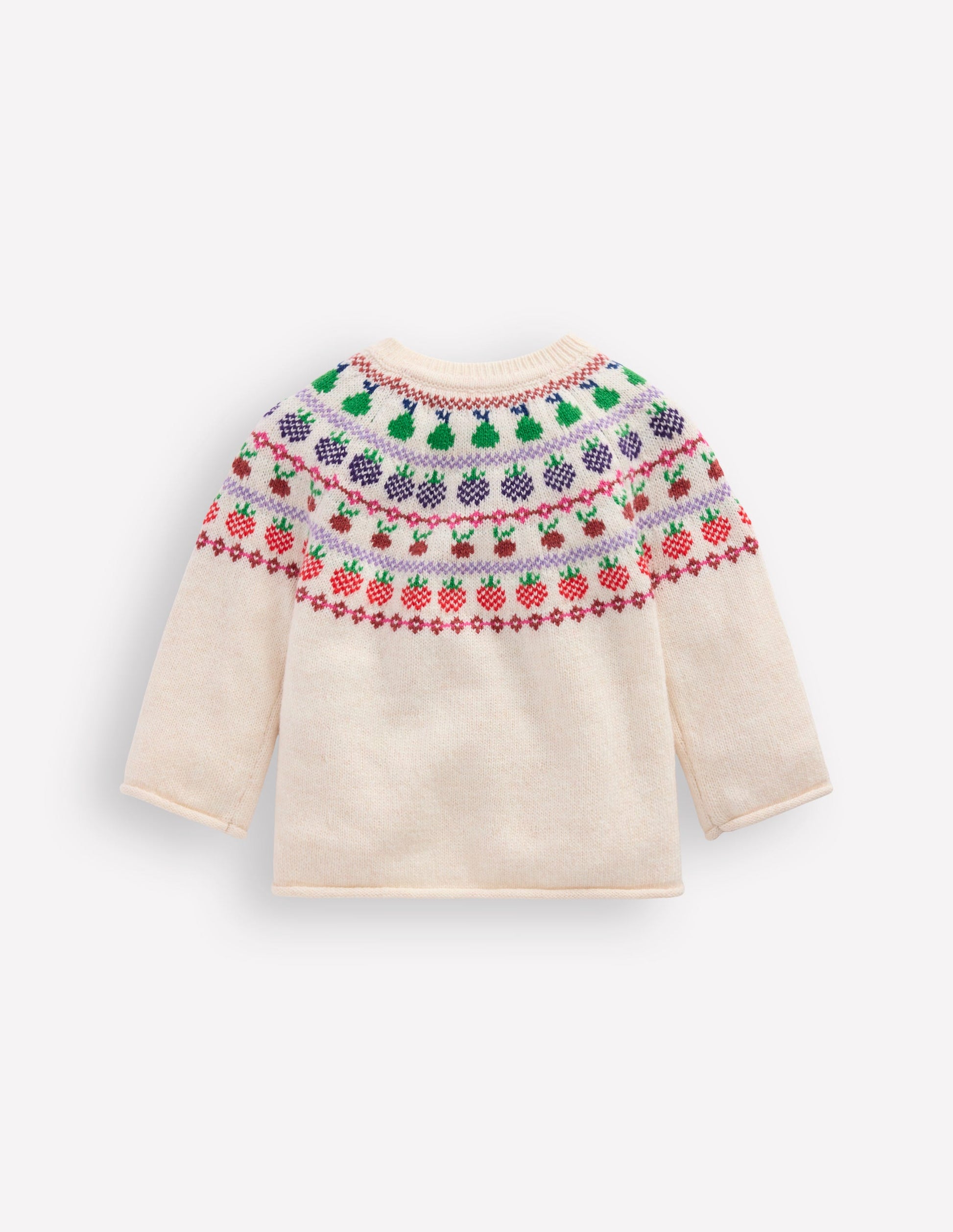Fair Isle Cardigan-Multi Fruit-3