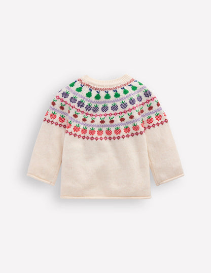 Fair Isle Cardigan-Multi Fruit-3
