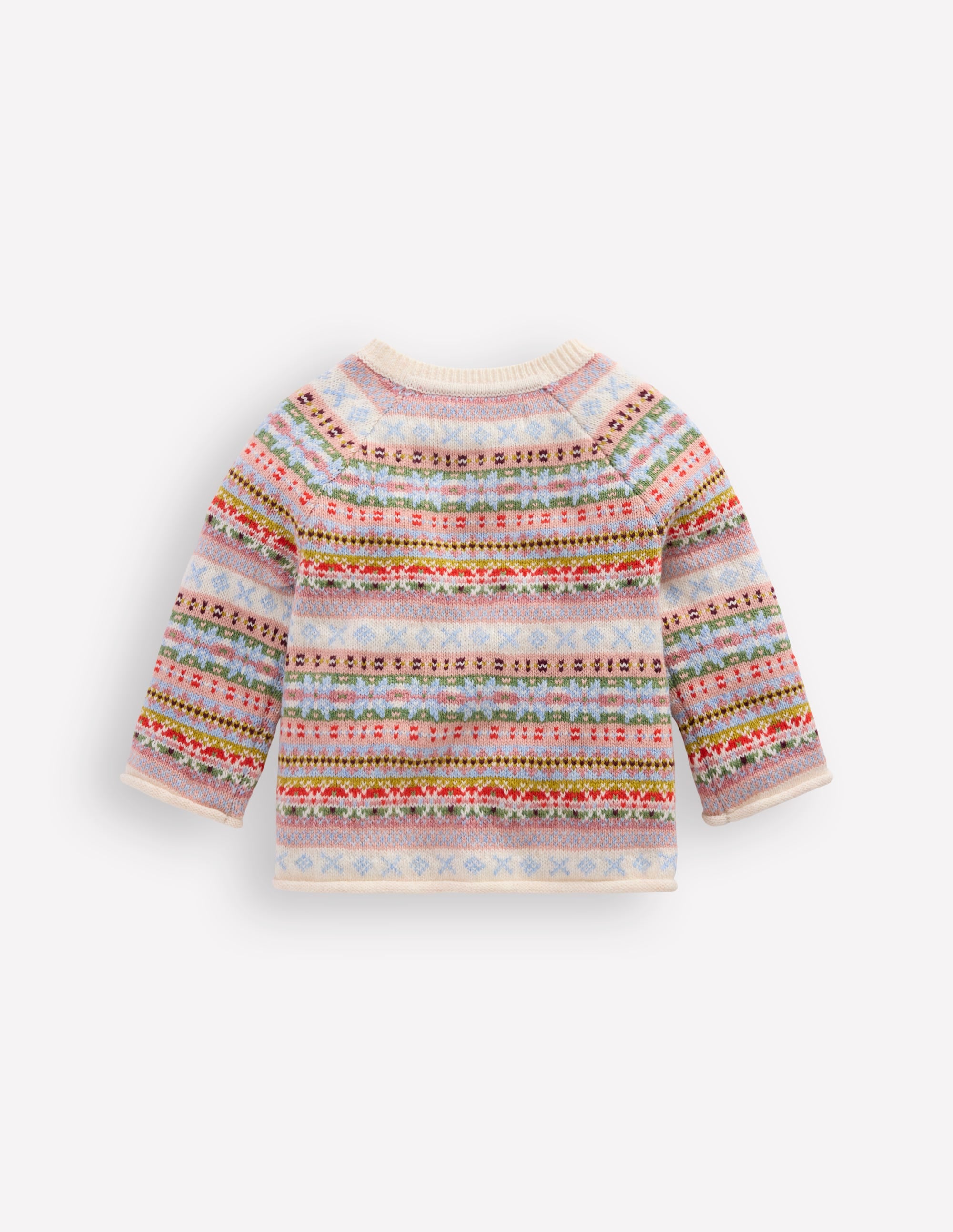 Fair Isle Cardigan-Soft Multi - Image 2