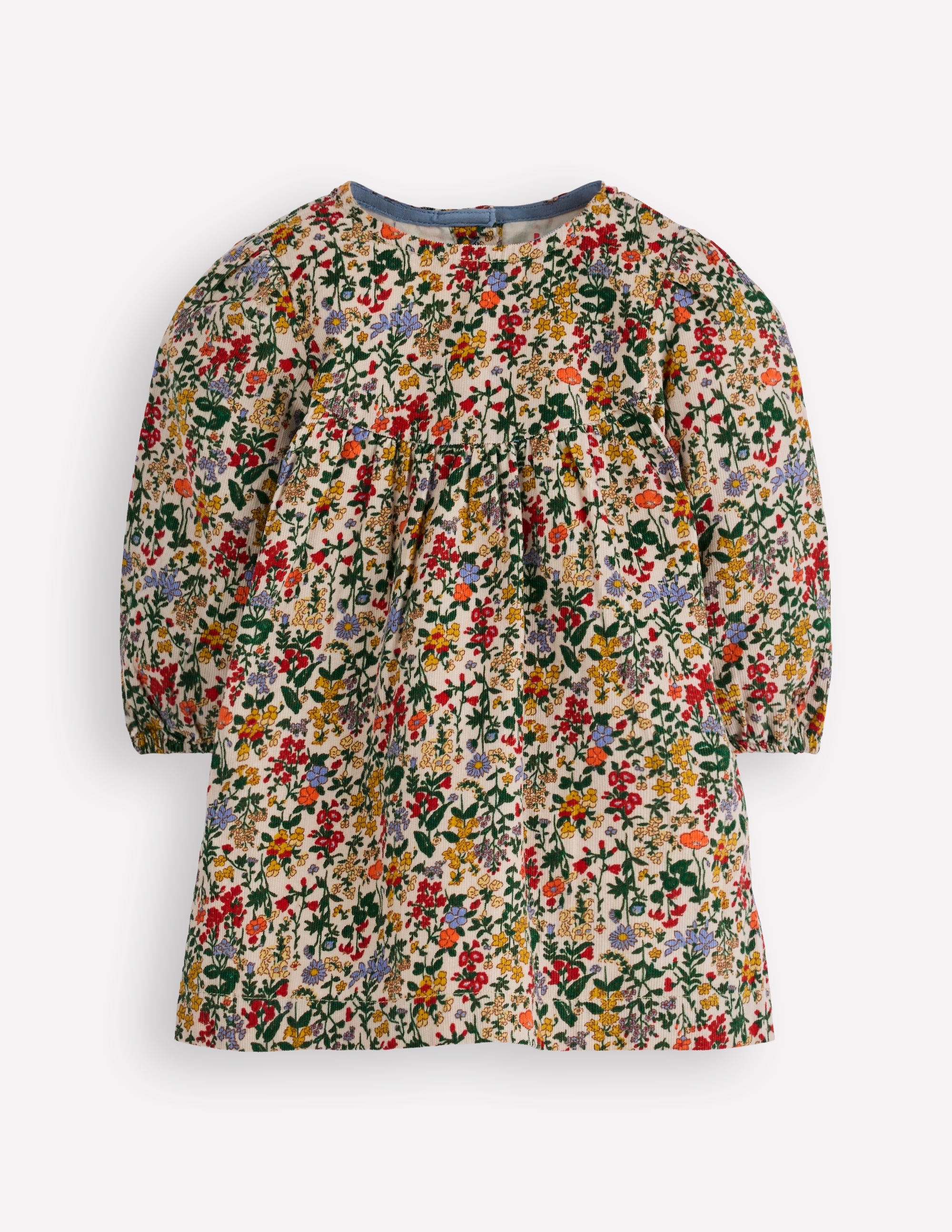 Yoke Detail Woven Dress-Small Flower Meadow - Image 1