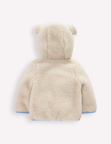 Girls Borg Fleece-Oatmeal Bears