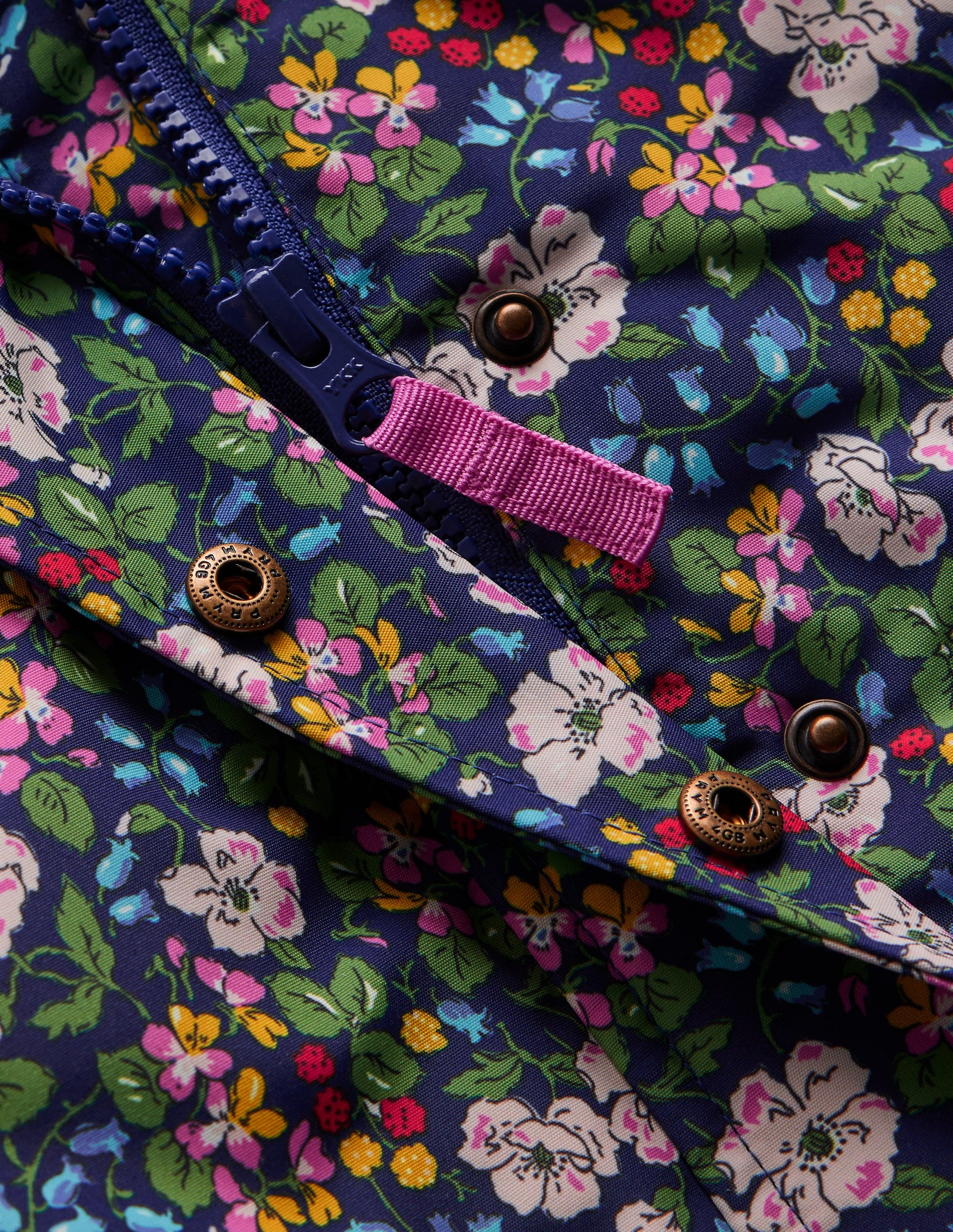 Girls 3 in 1 Coat-Twilight Berry Floral-3