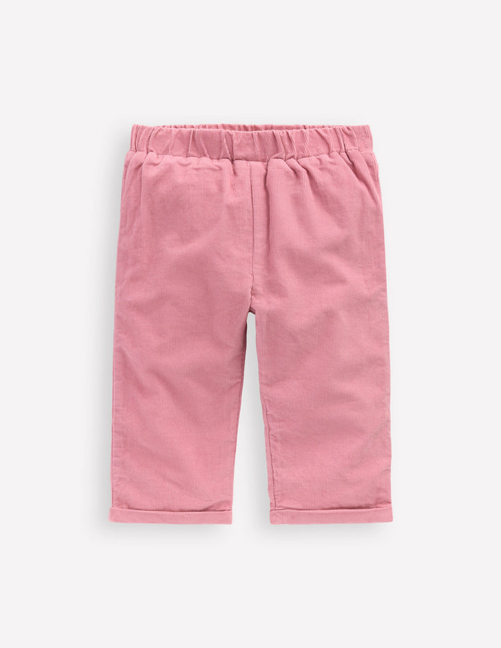 Cosy Lined Trousers-Pink Haze