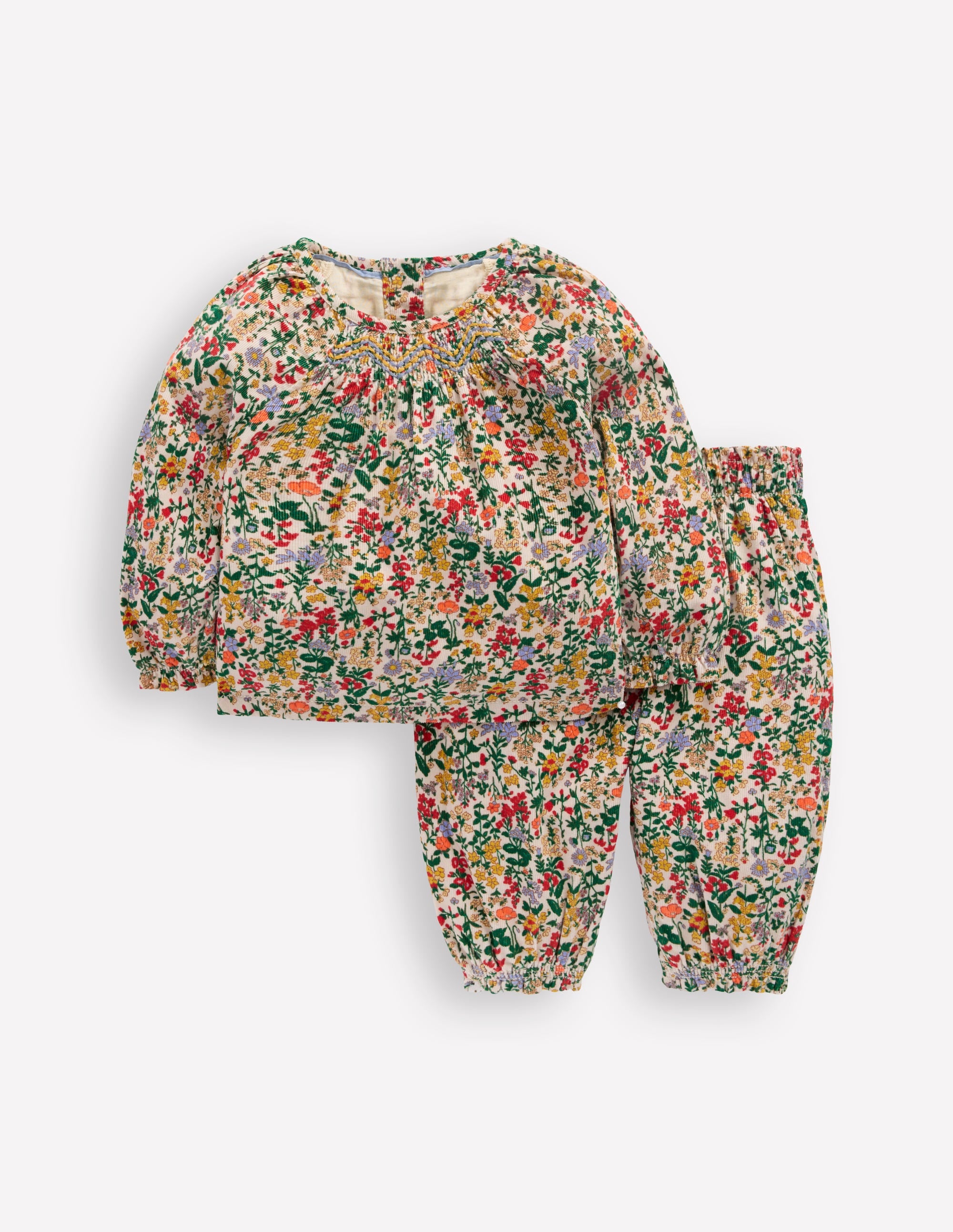Woven Co-ord Play set-Multi Floral Meadow - Image 1