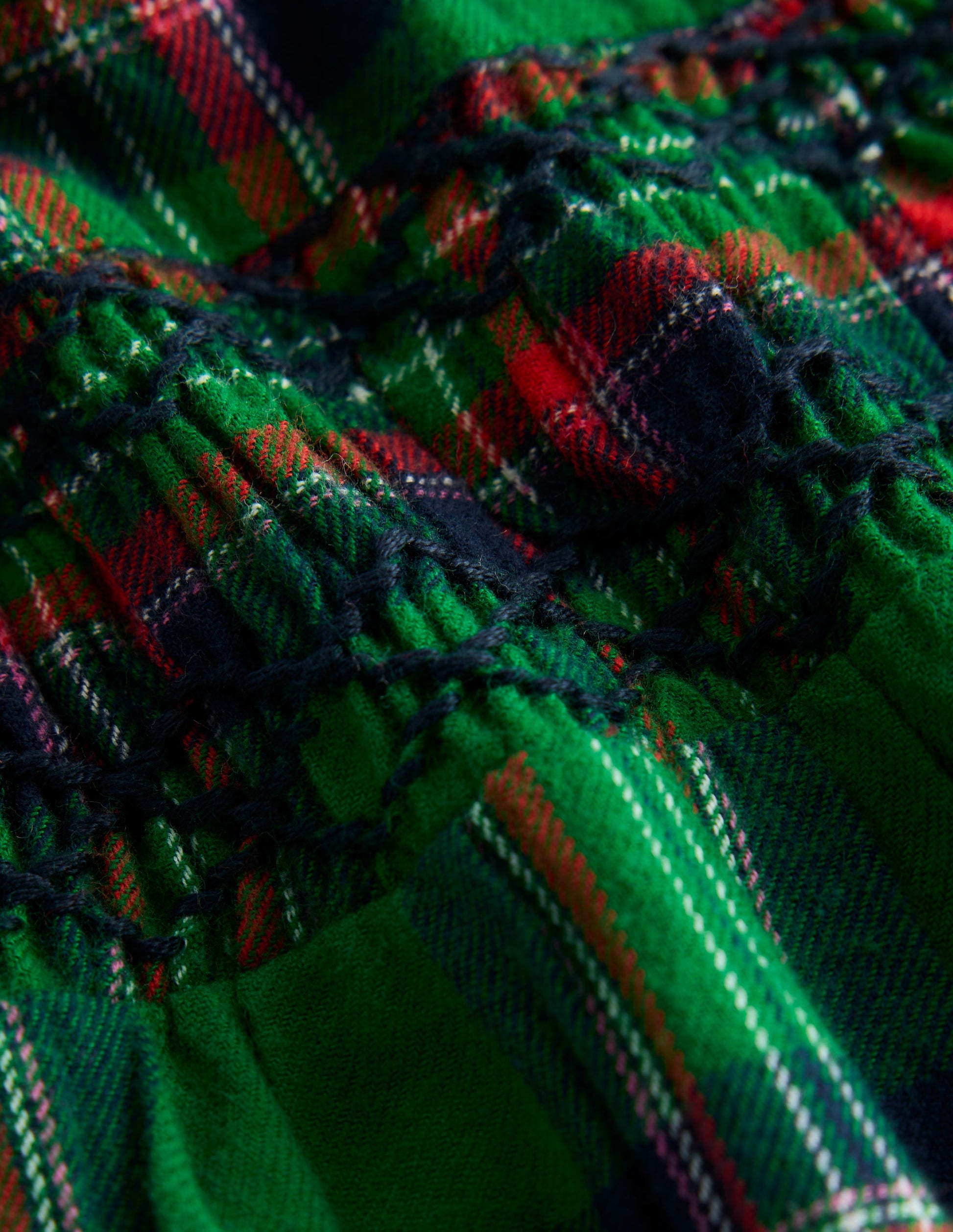 Smocked Occasion Dress-Green Check-3