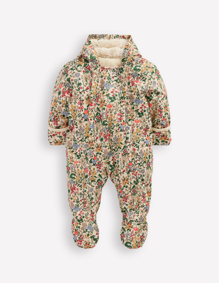 Girls Snowsuit-Multi Flower Meadow