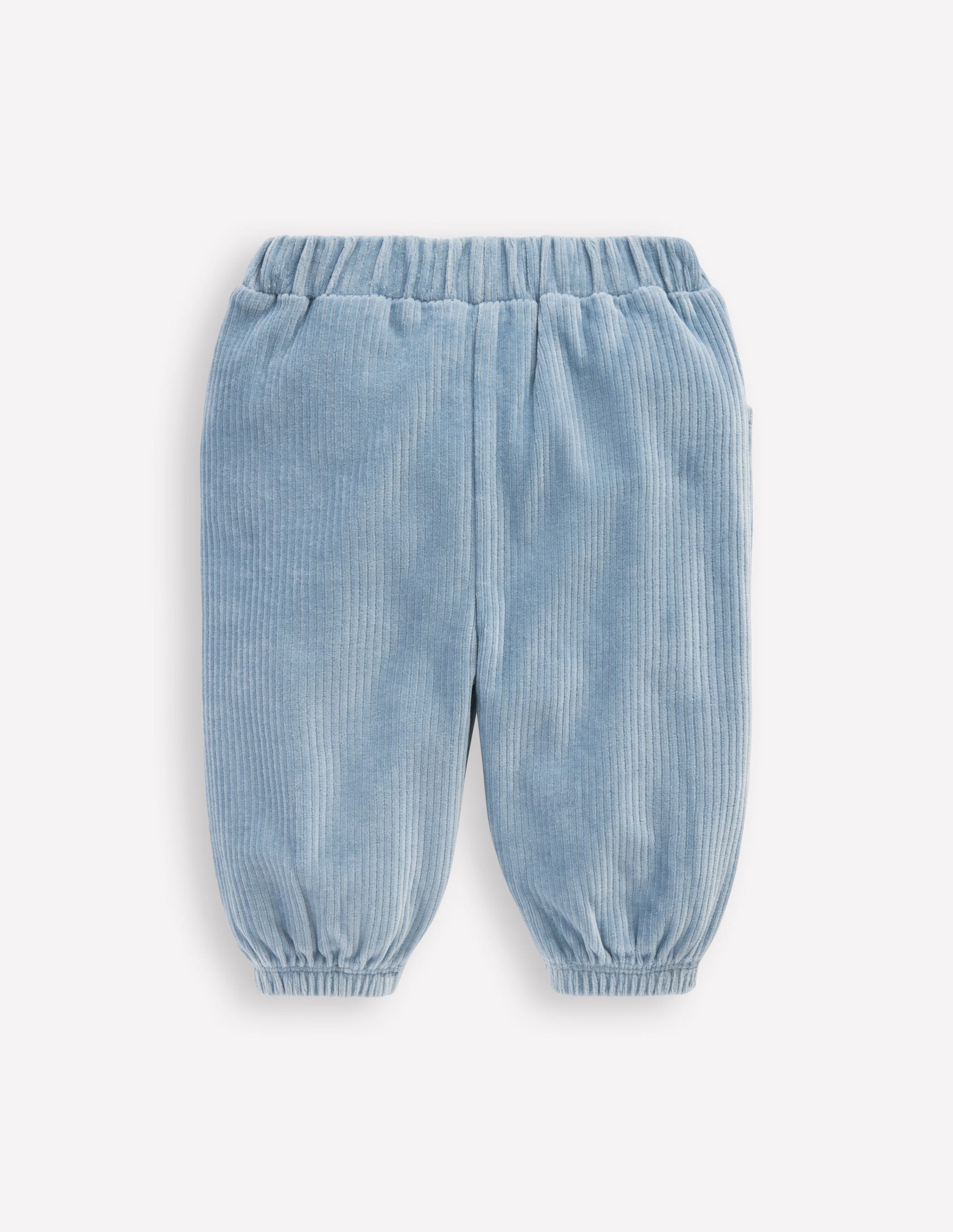 Jersey Cord Trousers-French Blue-2