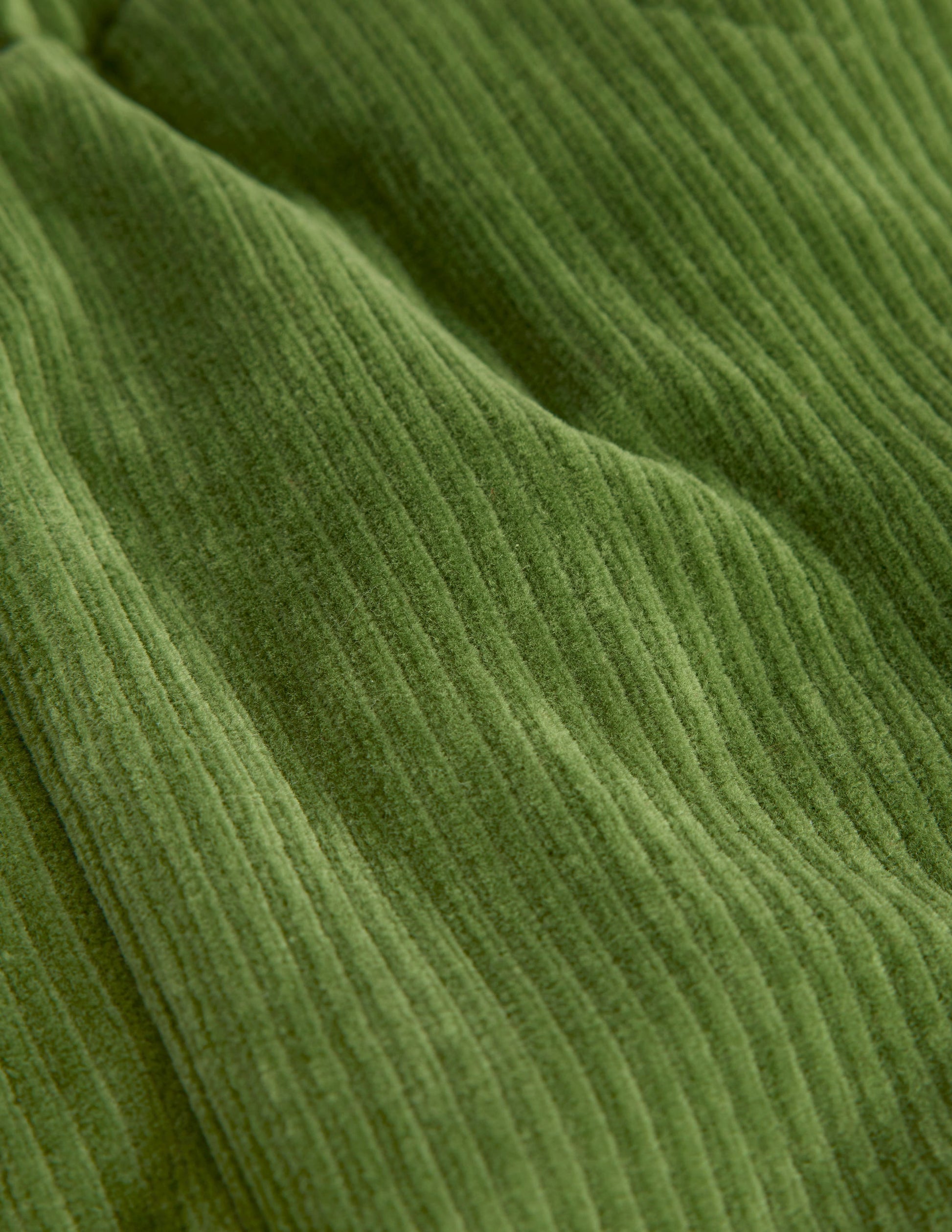 Jersey Cord Trousers-Broccoli Green-3